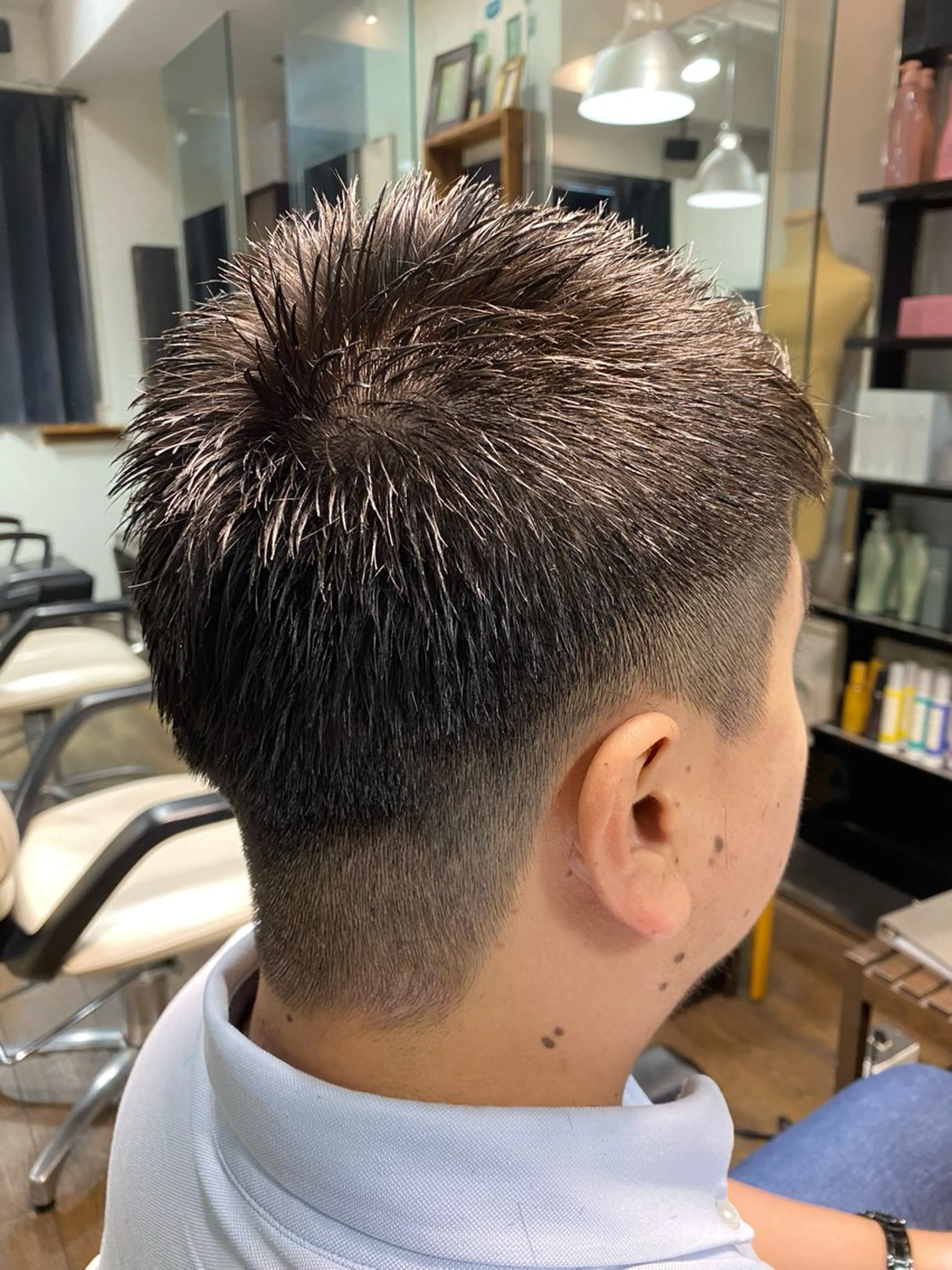 ショート メンズ 近藤 龍青のヘアスタイル