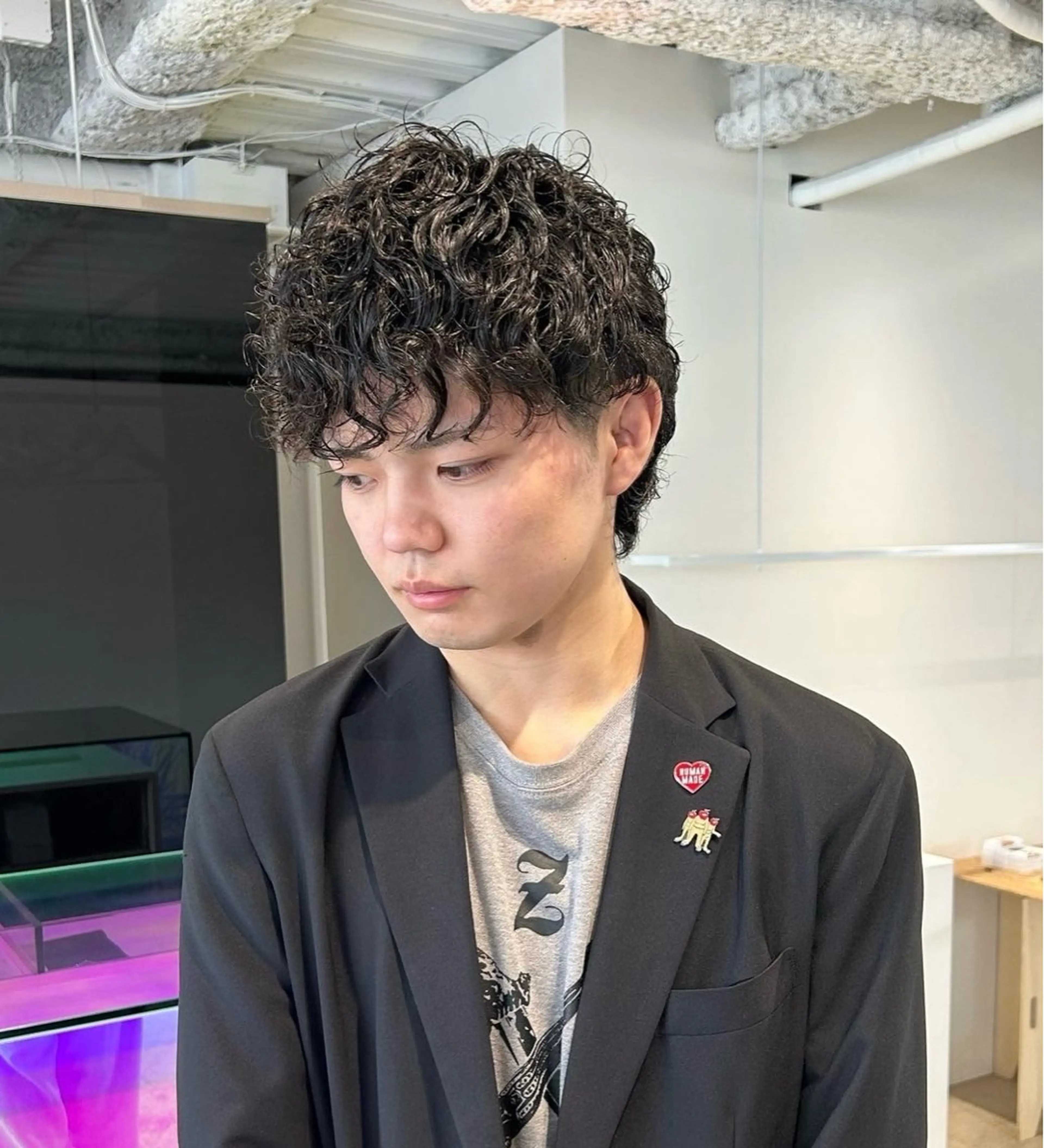 パーマ メンズ ANY/須田麻人 /パーマスタイルのヘアスタイル