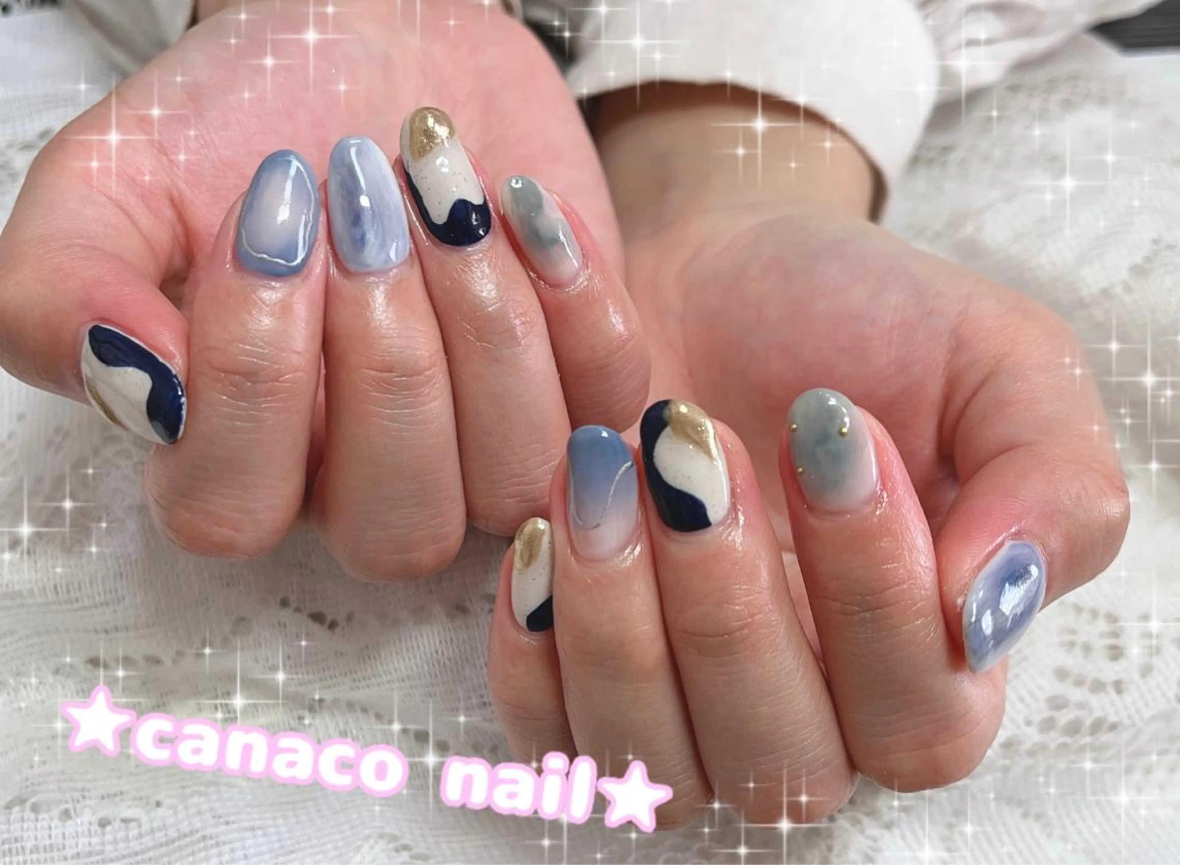 ネイル アートネイル ジェルネイル ニュアンスネイル パラジェル ストーンネイル ハンドネイル ハンドケア ベテランネイル cnc nailのネイルデザイン