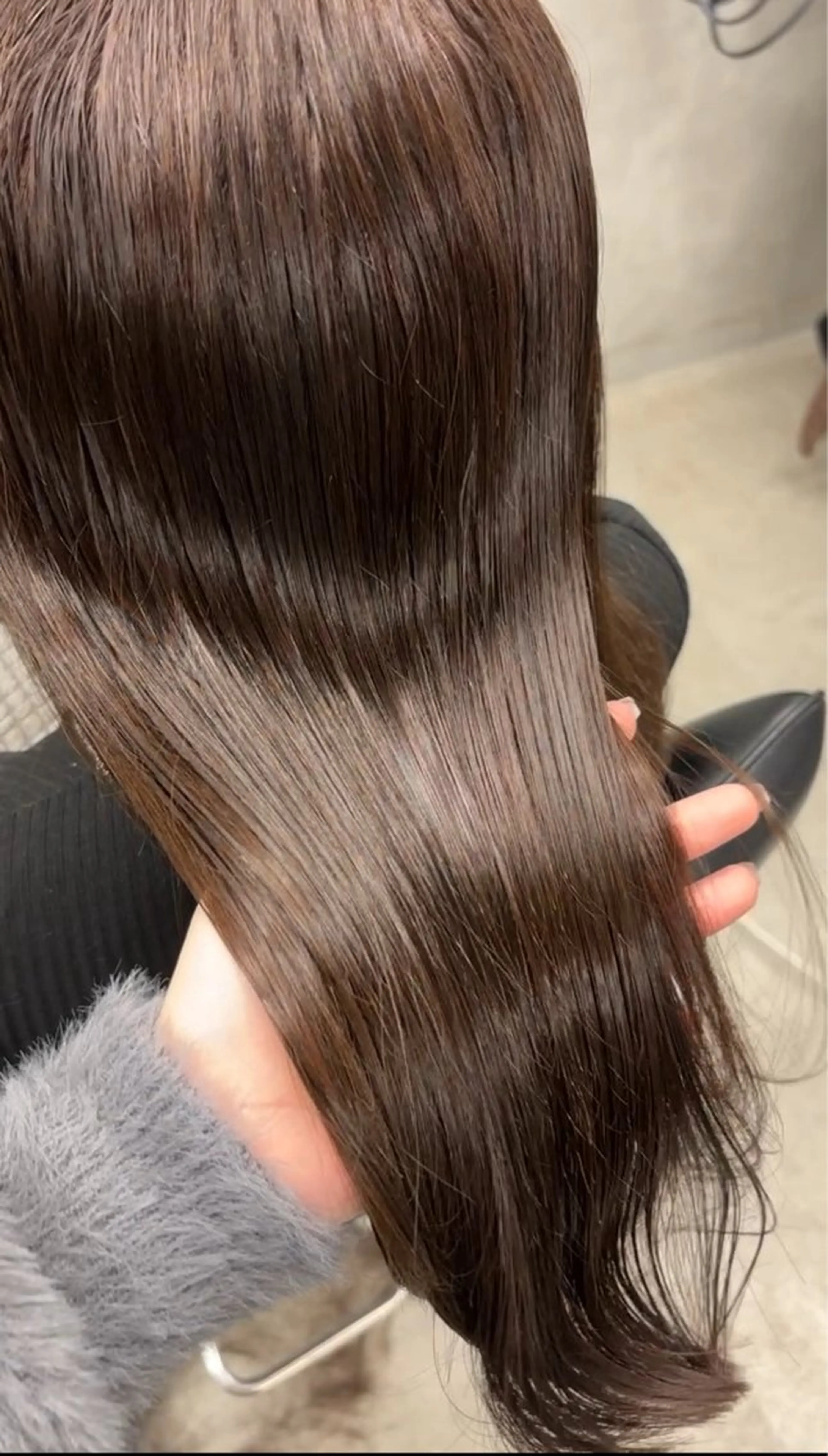 セミロング ヘアカラー トリートメント 宮尾 星夢のヘアスタイル