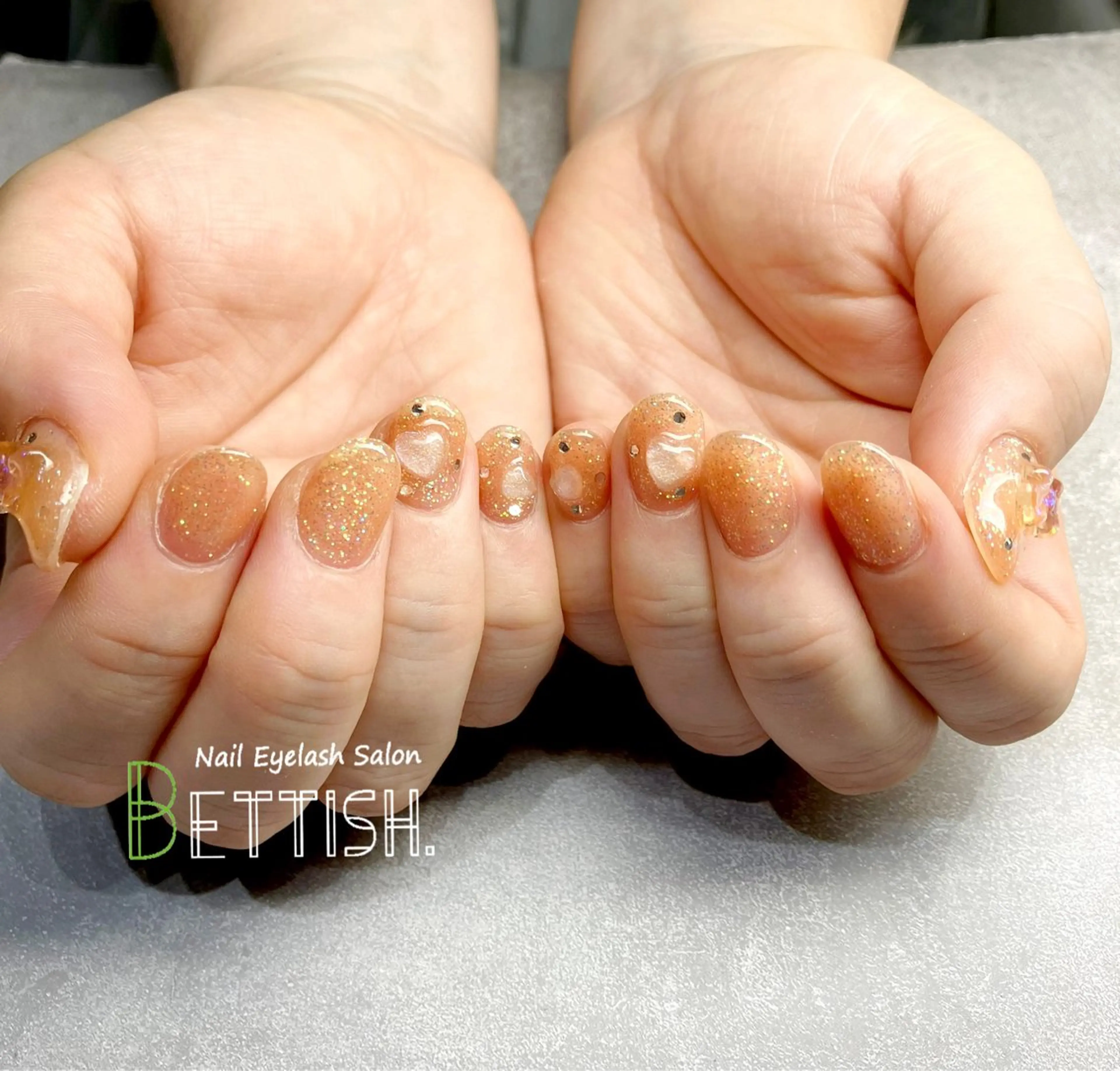 ネイル オレンジ ハンドネイル BETTISH. KUMIKO☺︎︎のネイルデザイン