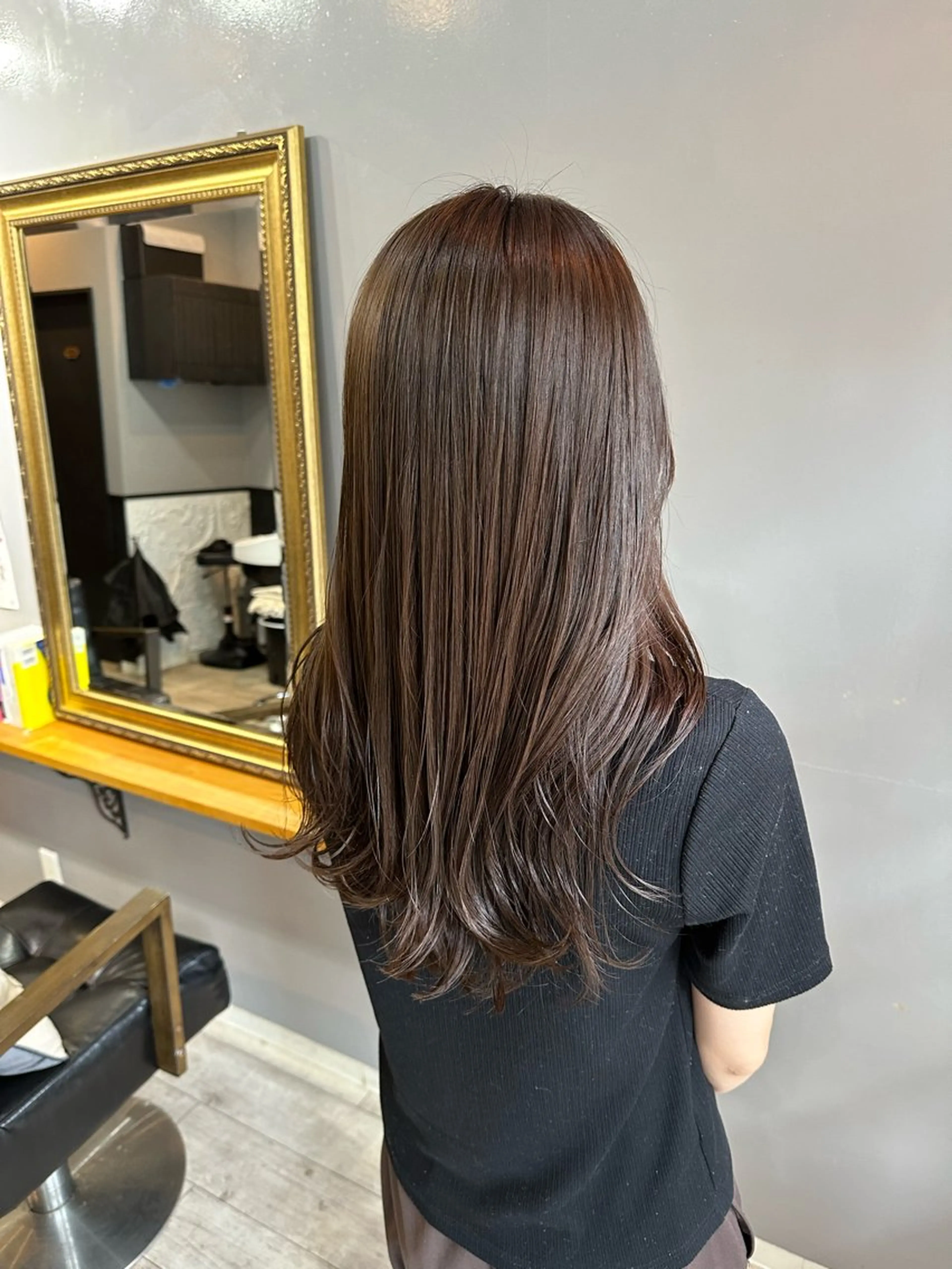 ロング カラー 渡辺俊介 暗髪カラー /美髪矯正/髪質改善のヘアスタイル