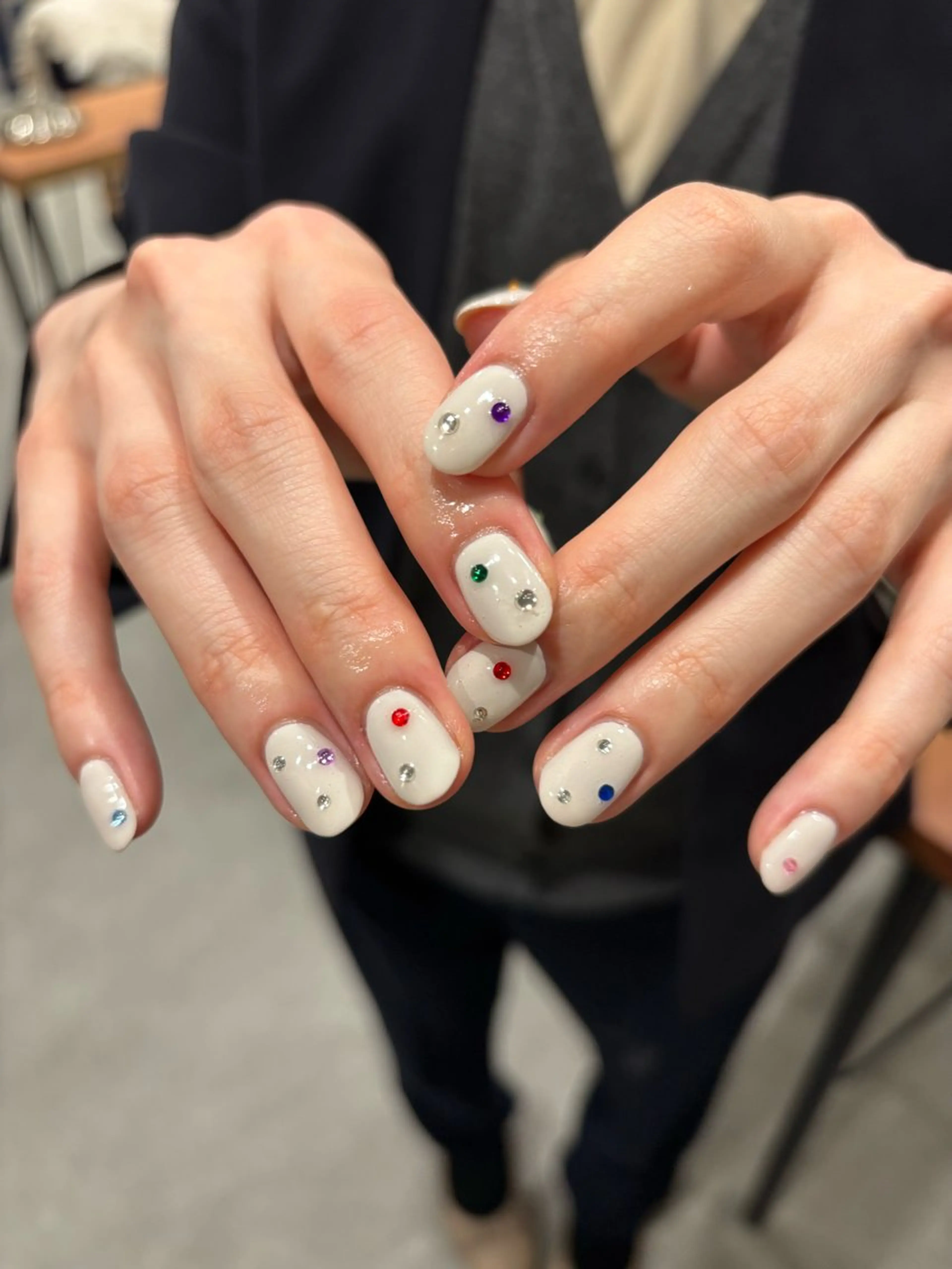 ネイル ストーンネイル ogura maoのネイルデザイン