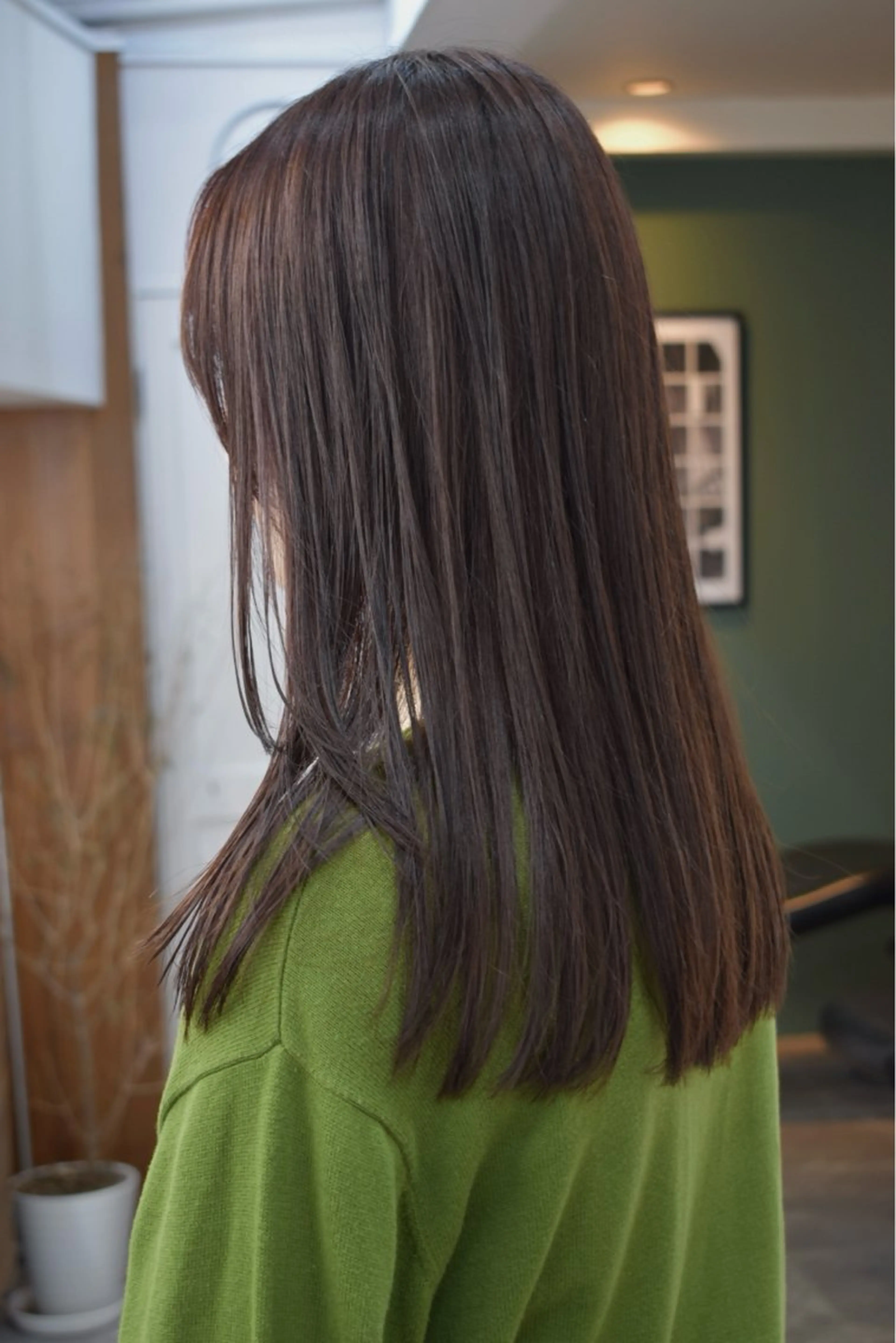 ロング カラー カット ヘアカラー トリートメント レイヤーボブ/ 艶カラー/サナ🌼のヘアスタイル