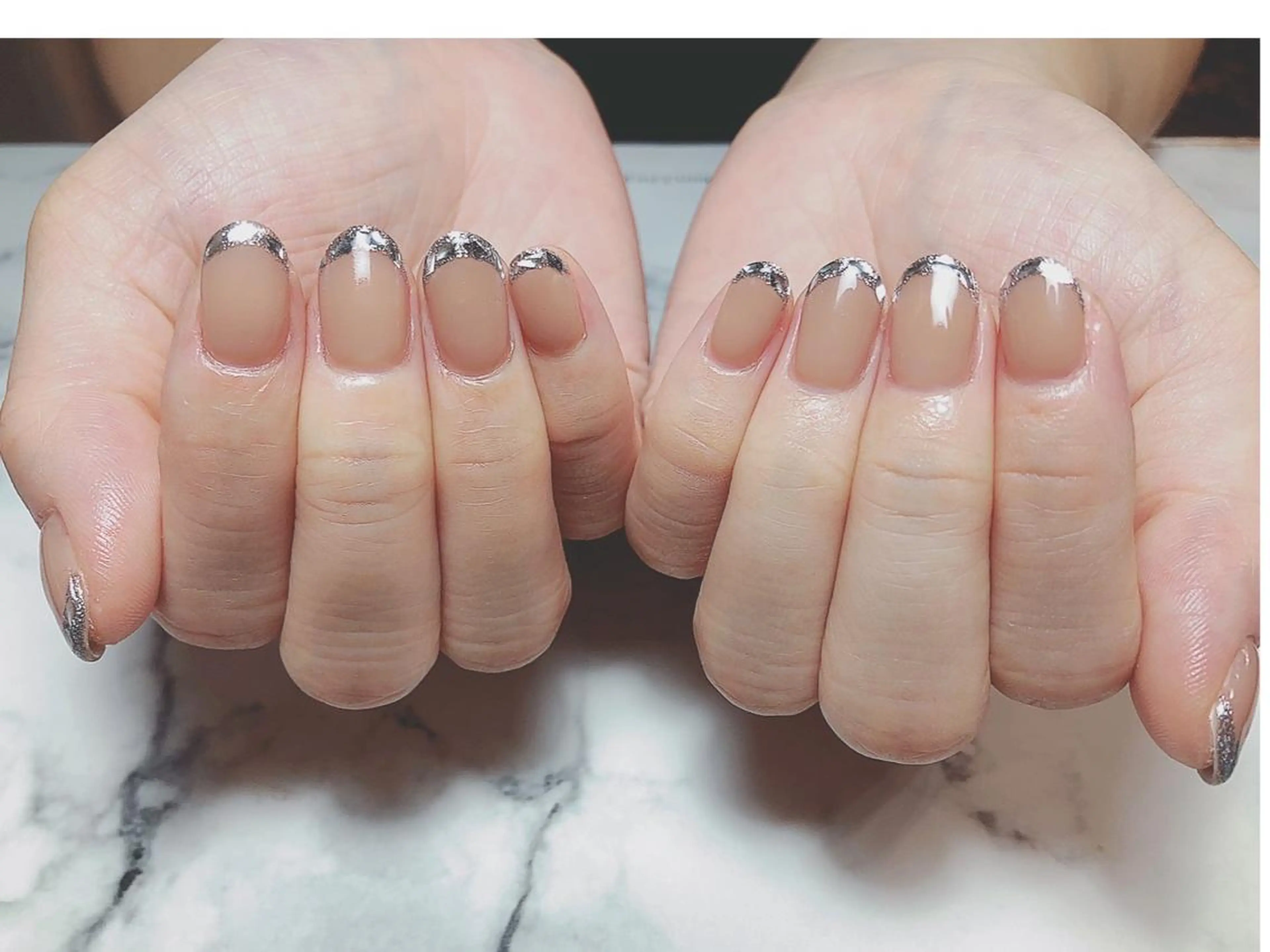 ネイル アートネイル ジェルネイル ニュアンスネイル パラジェル Nailist Honamiのネイルデザイン