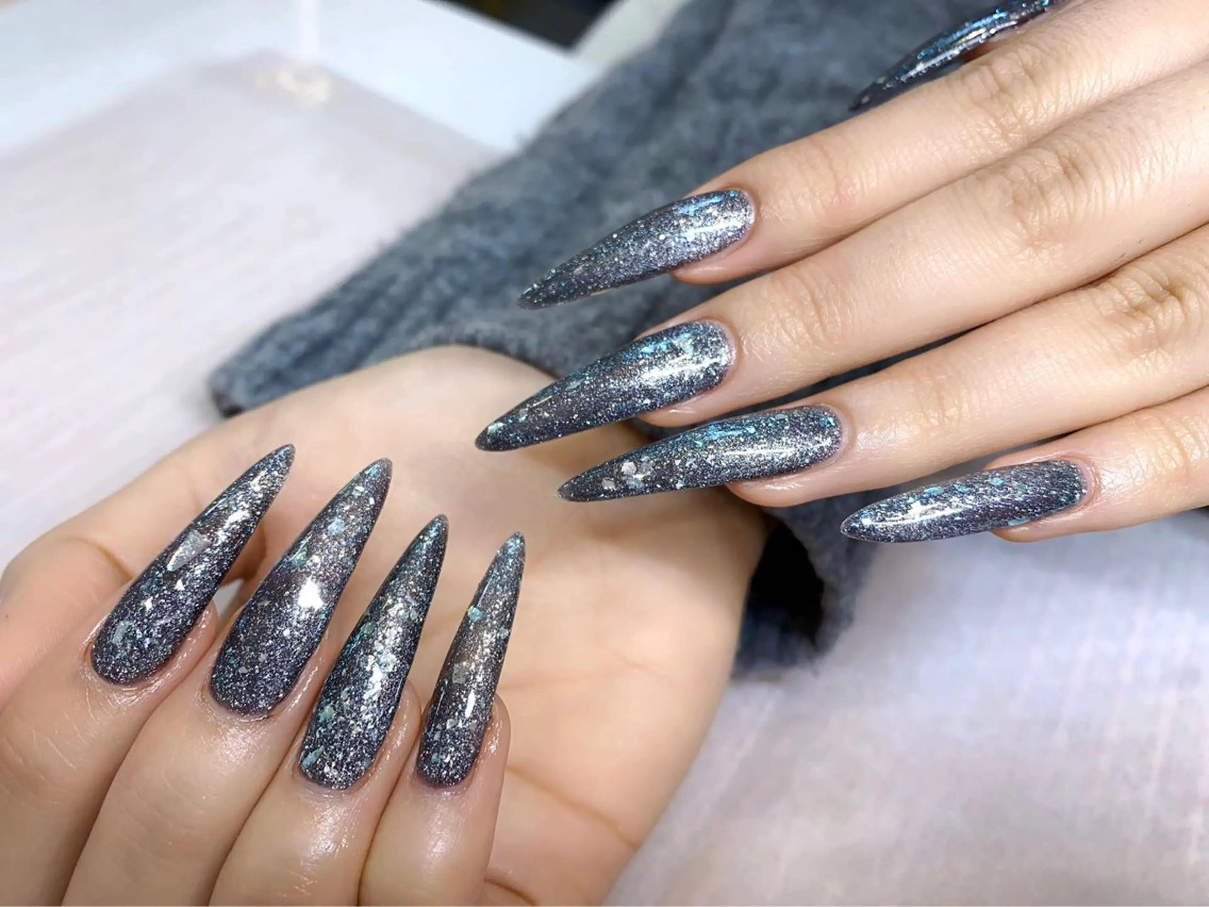 ネイル ジェルネイル ハート 韓国ネイル ニュアンスネイル パラジェル Niko nailサロンのネイルデザイン