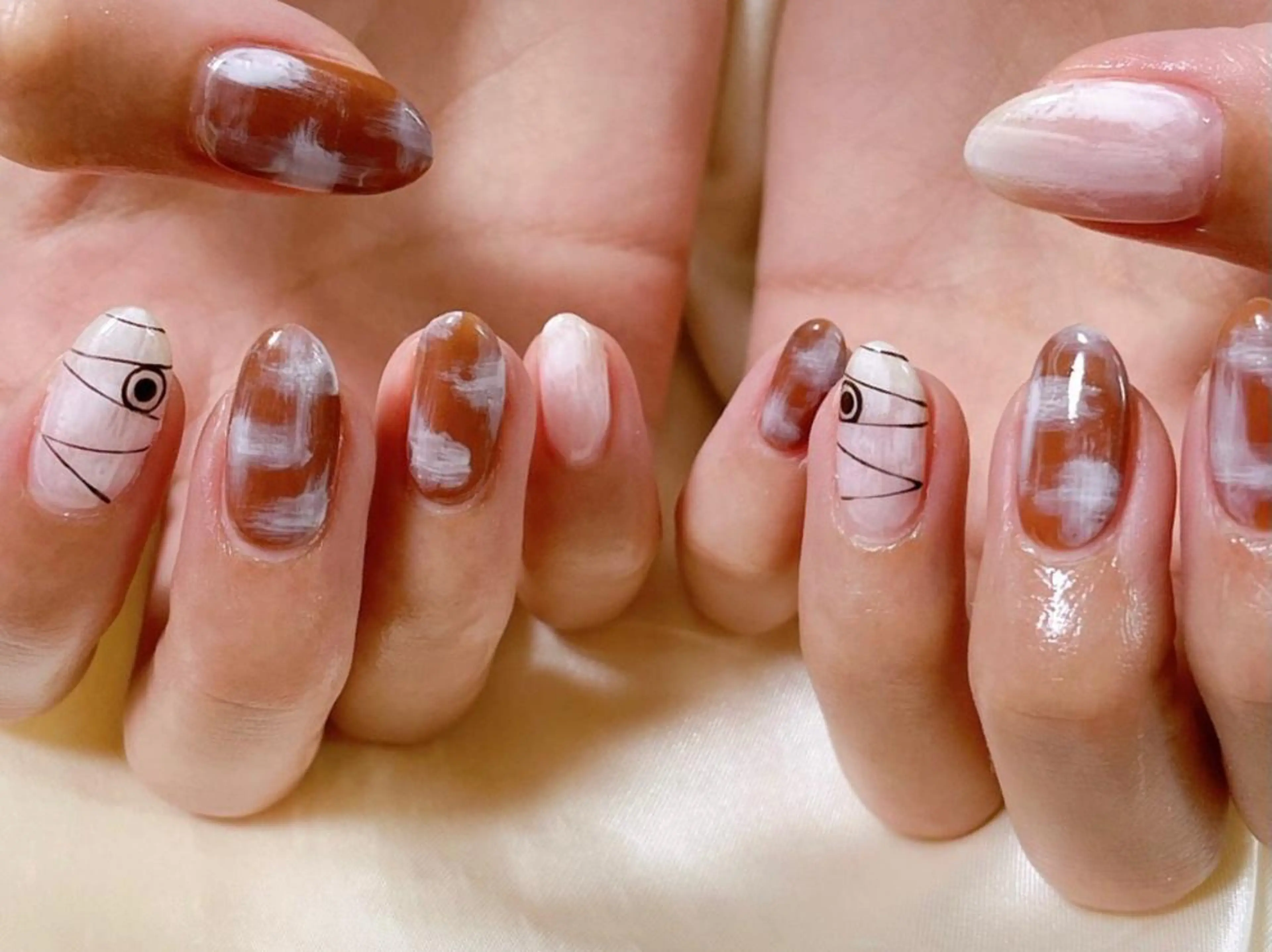 ネイル ハロウィン mogunail &blowのネイルデザイン