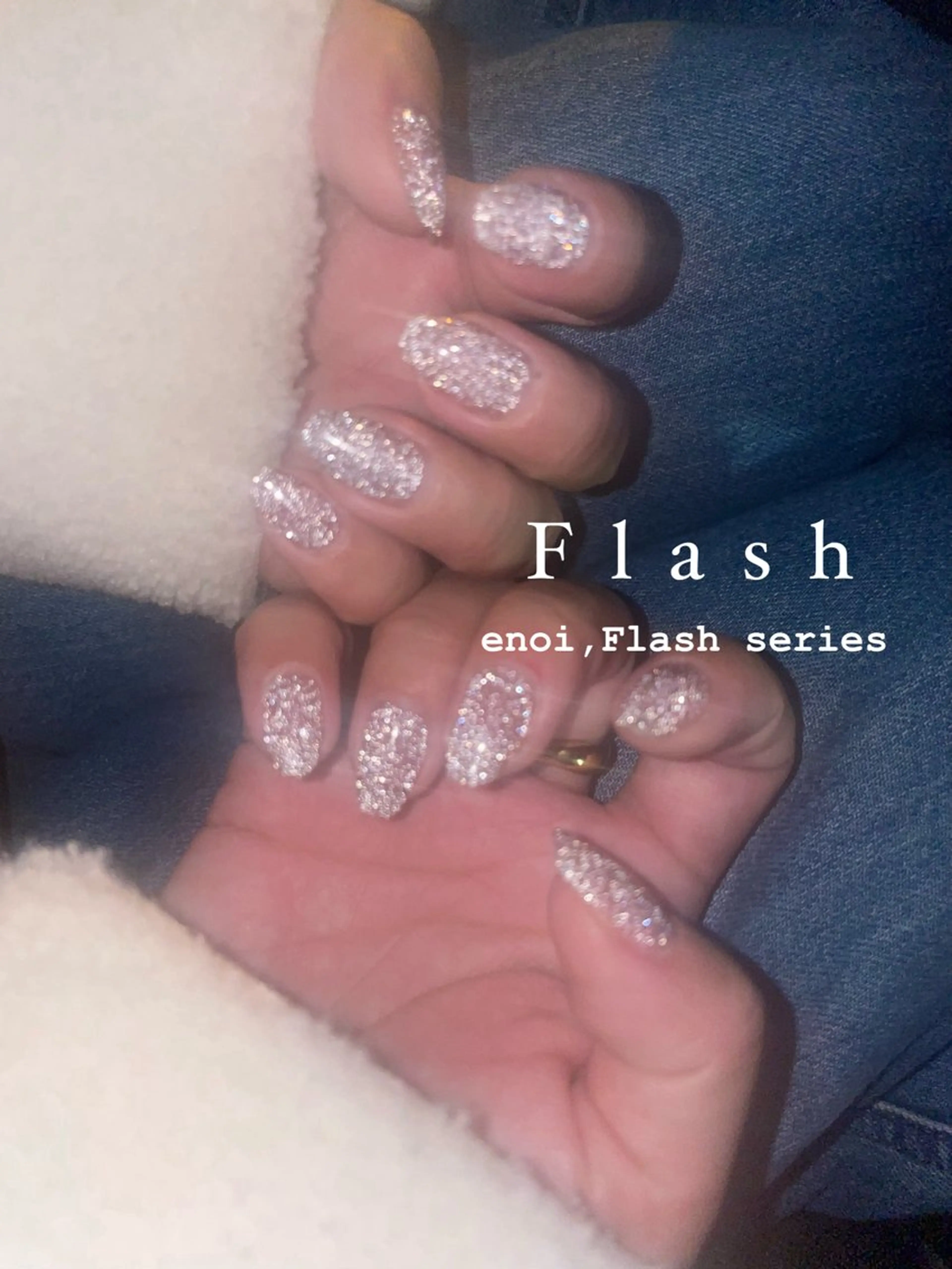 【オフなし】大人気♡フラッシュネイル💎話題のジェルブランド"enoi" のカラーをご用意しておりますの写真