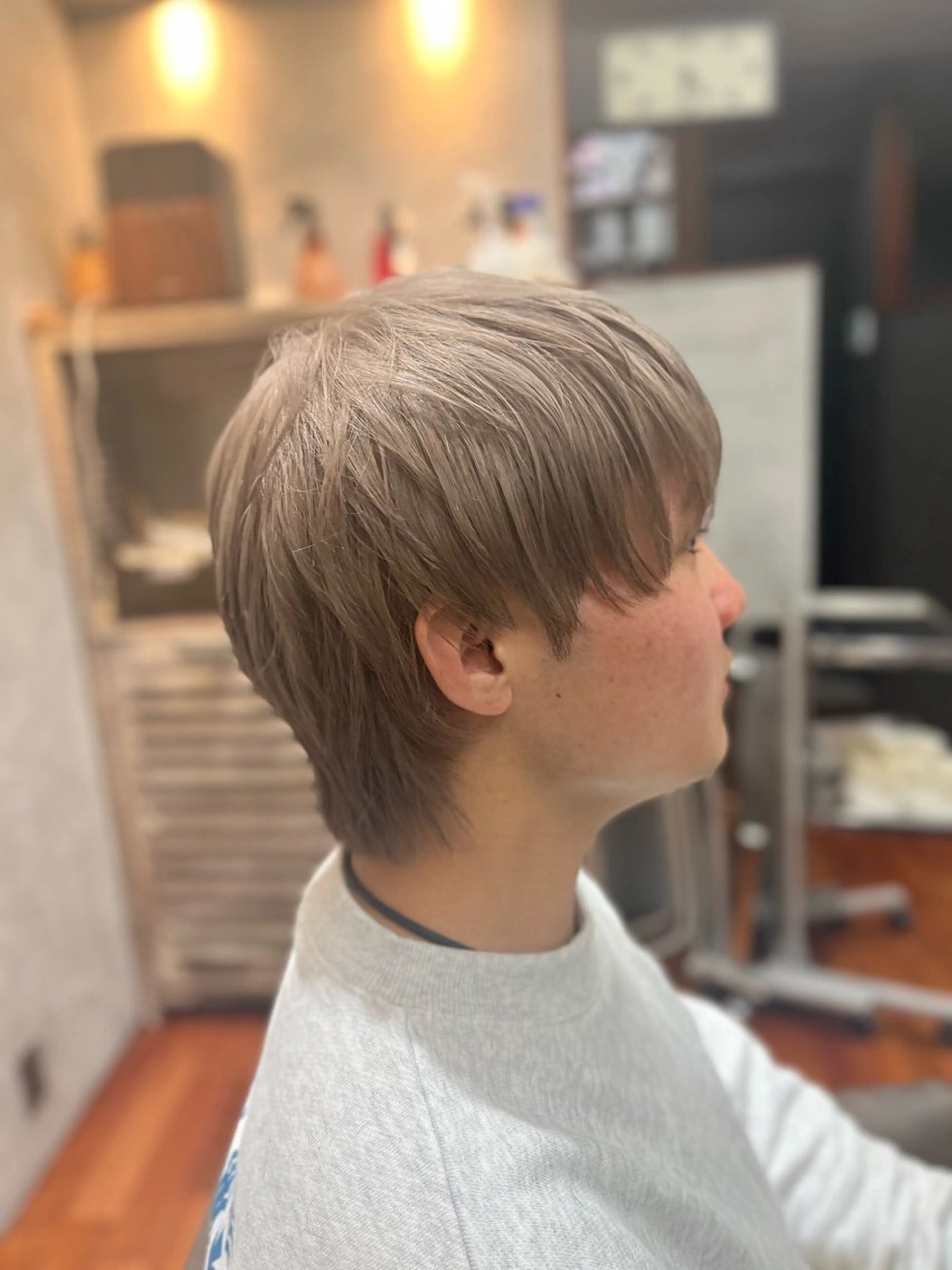 カラー メンズ 木村 ときわのヘアスタイル