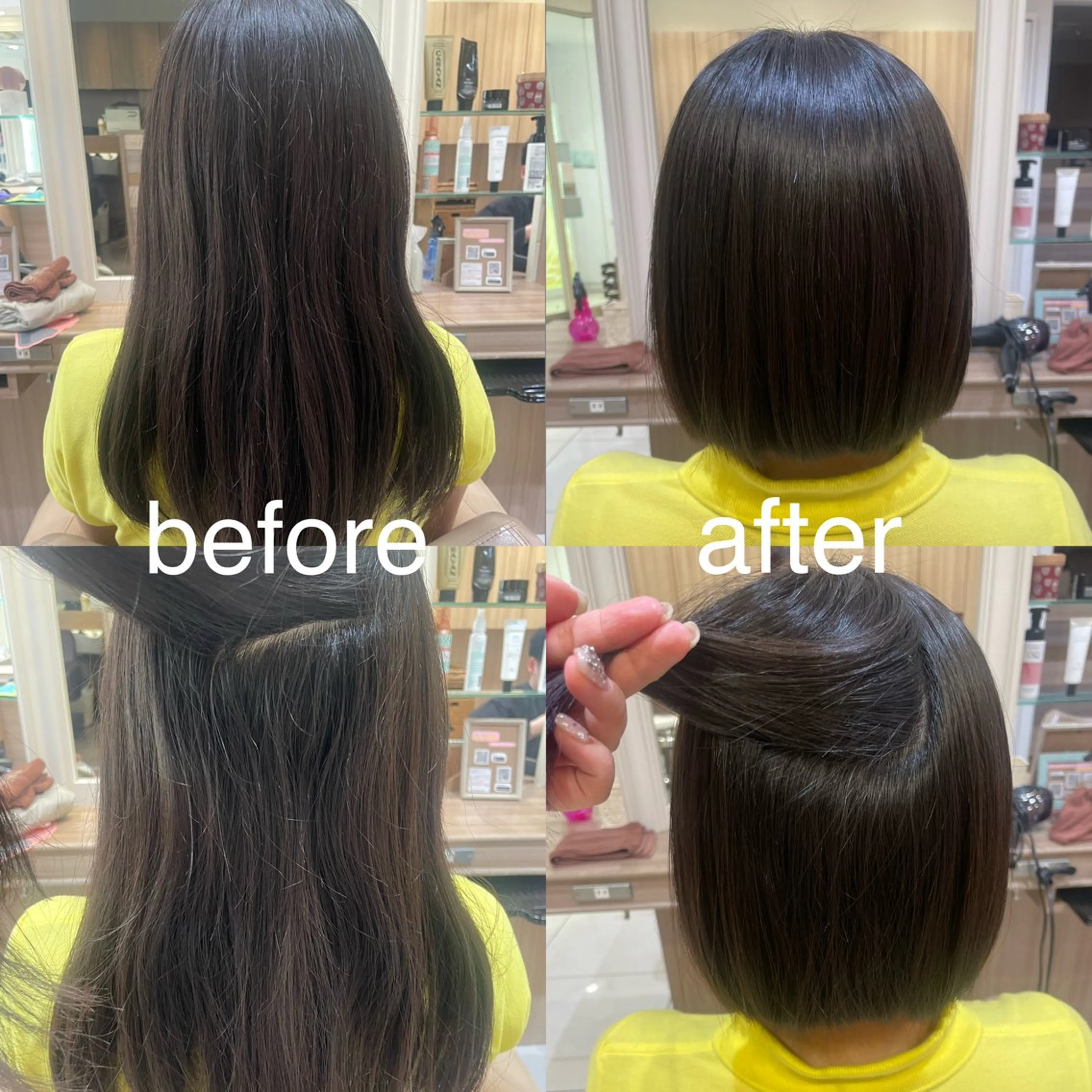 ショート パーマ カット 縮毛矯正 トリートメント 韓国ヘアメイク🎀/ 縮毛矯正✨山本媛香のヘアスタイル