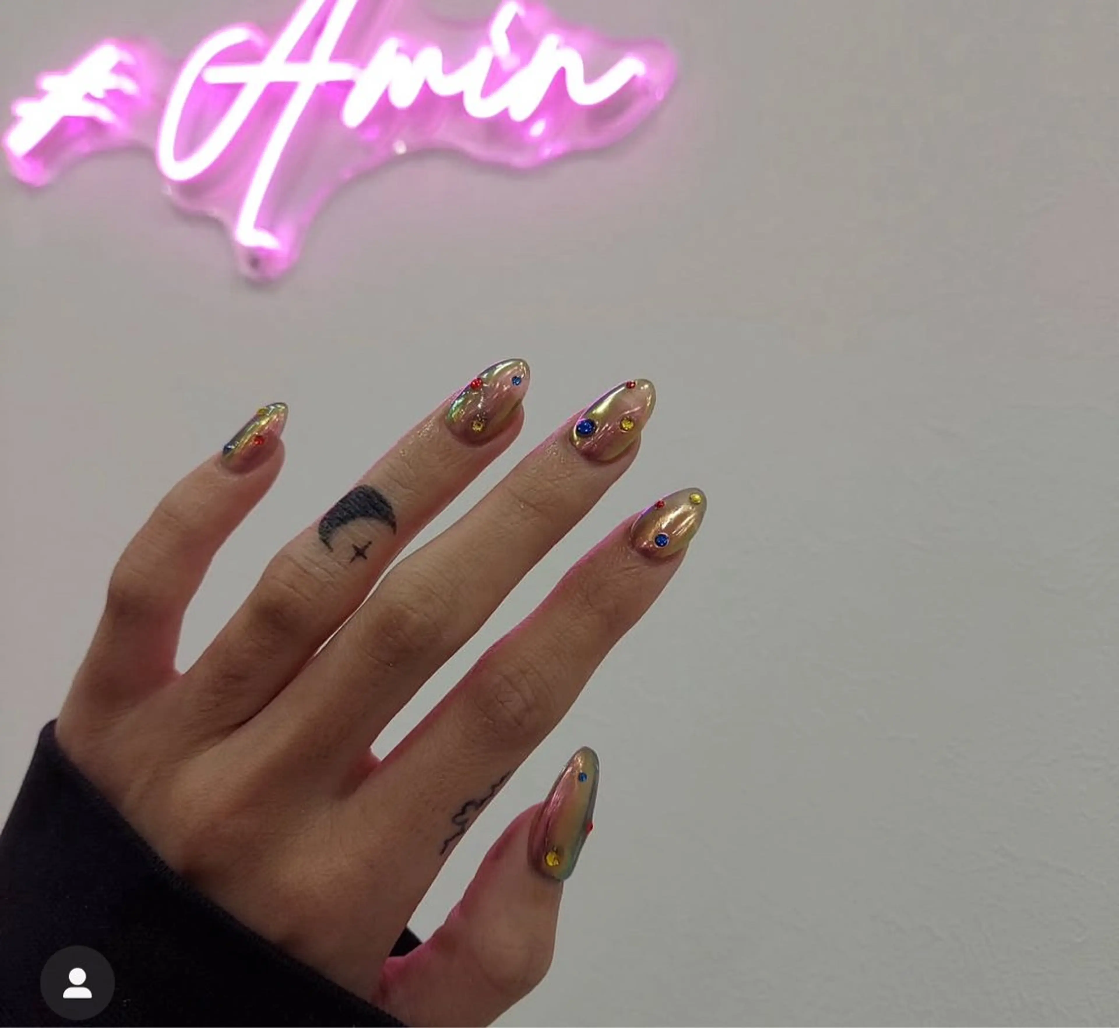 ネイル 長さ出し フットネイル ジェルネイル 韓国ネイル マグネットネイル #Amin nail salonのネイルデザイン