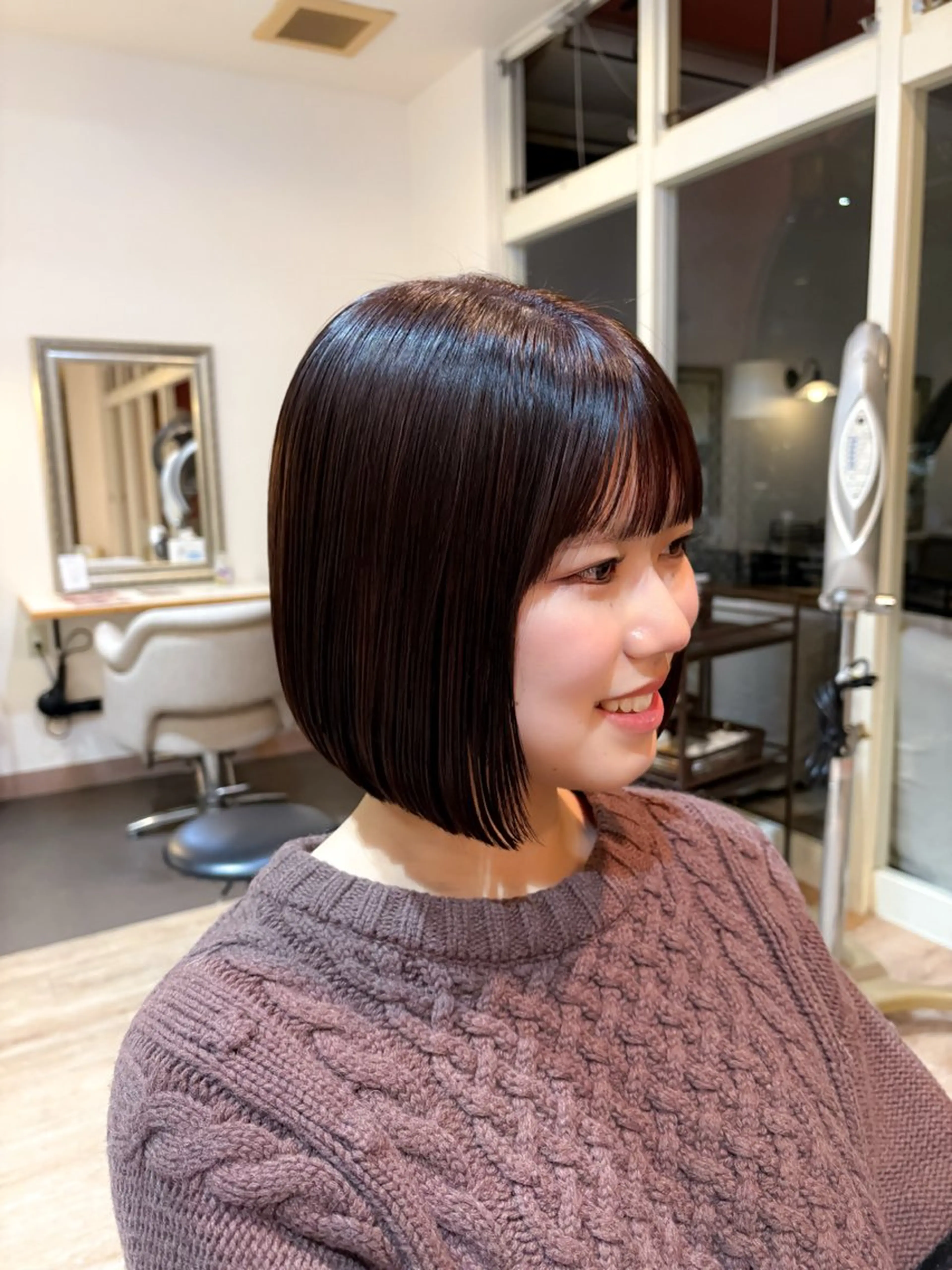 ショート ボブ 石平 暖のヘアスタイル