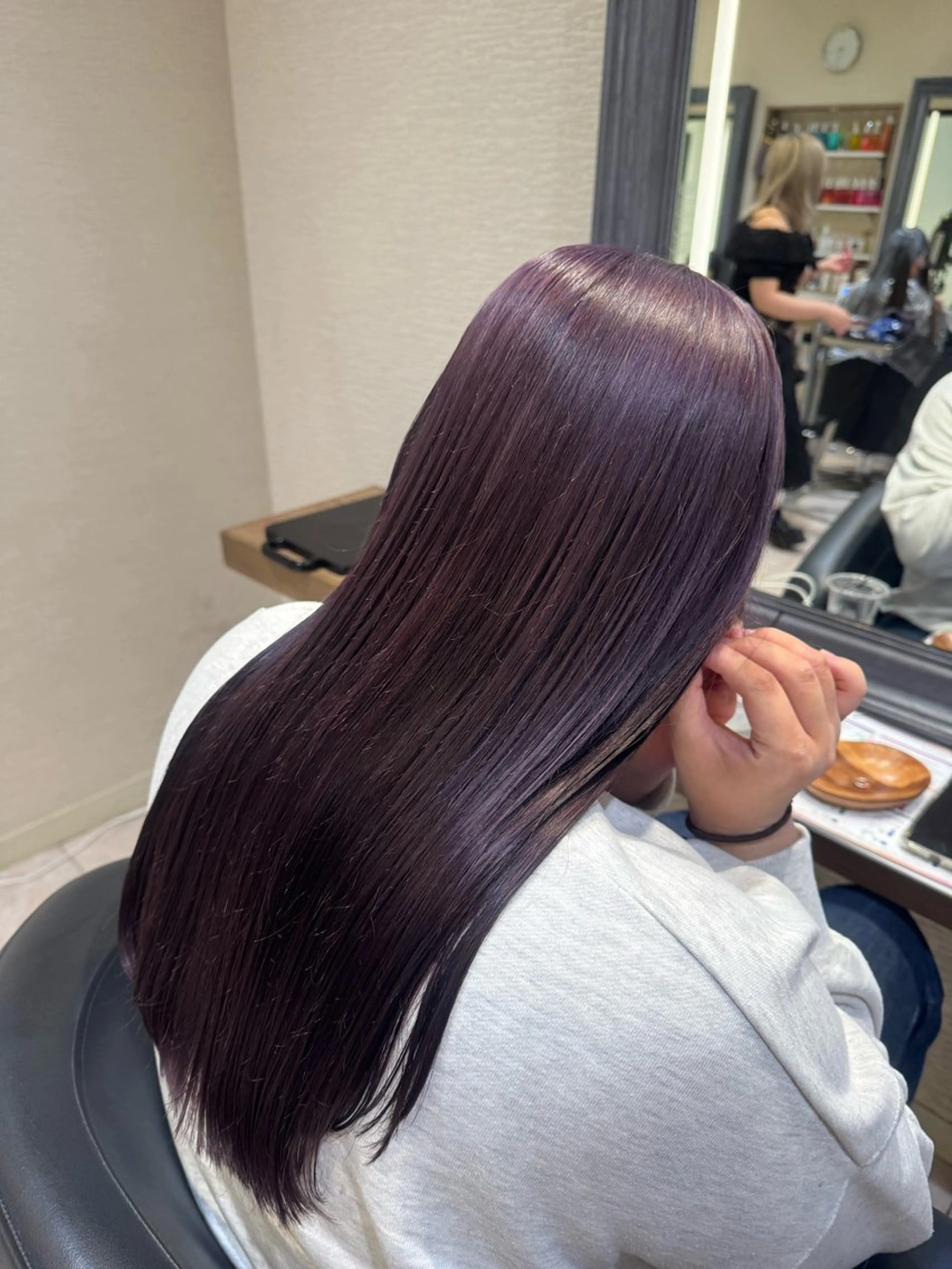 ロング カラー さら艶レイヤーカット 🩶Suzuneのヘアスタイル