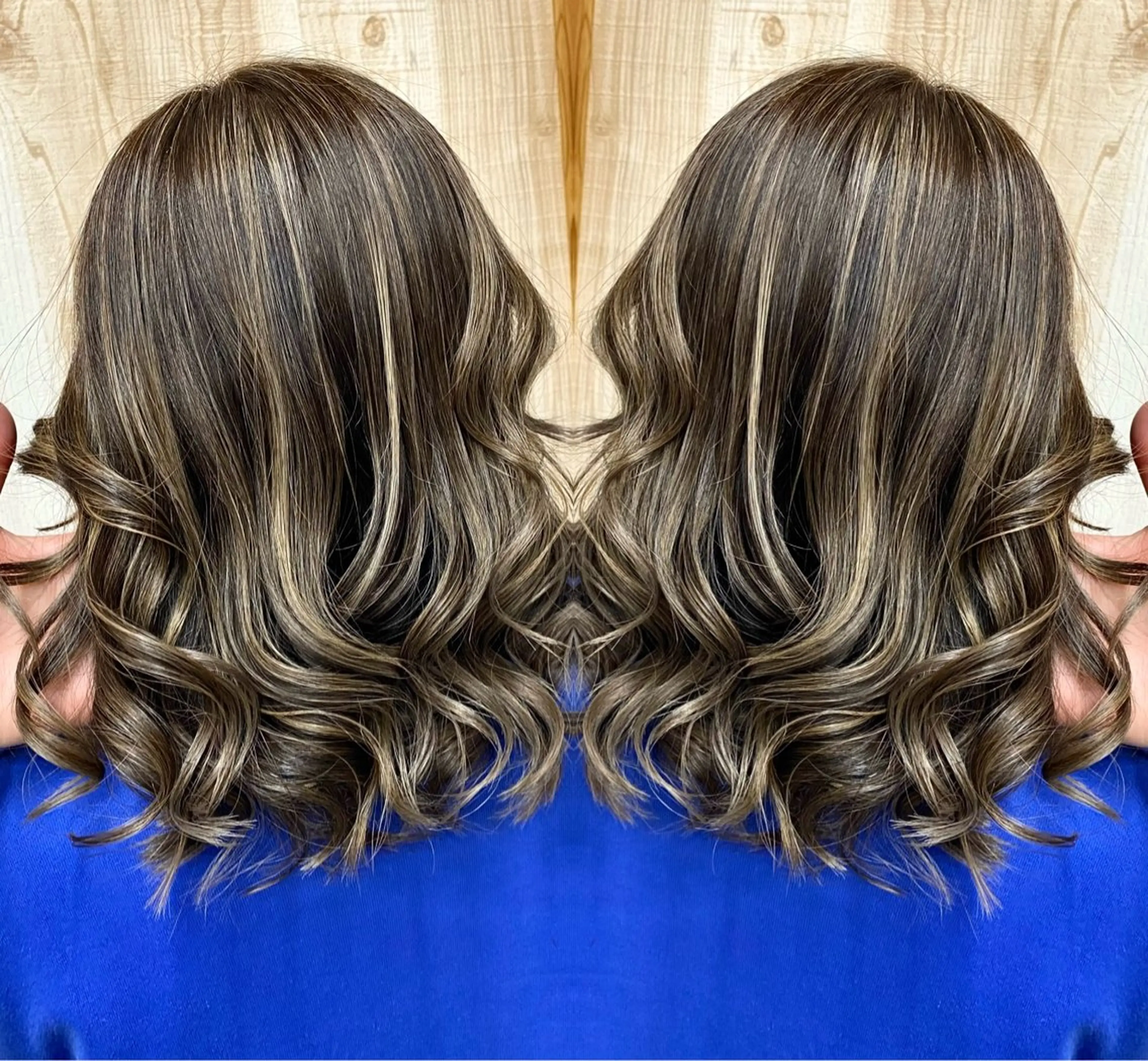 セミロング 山崎 翼のヘアスタイル