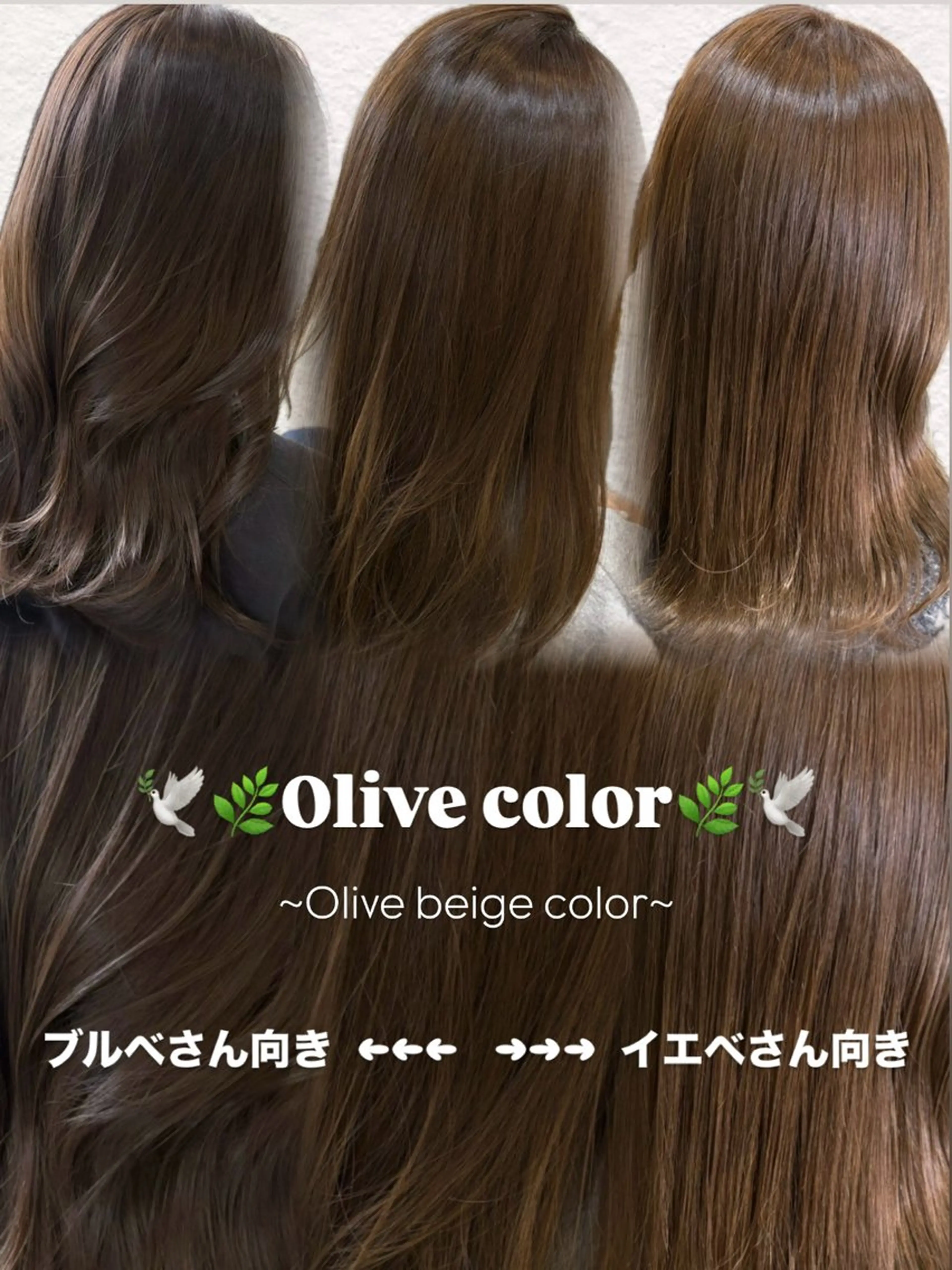ミディアム カラー カット ヘアカラー トリートメント 🤎韓国ヘア ベージュ まゆか🤎のヘアスタイル