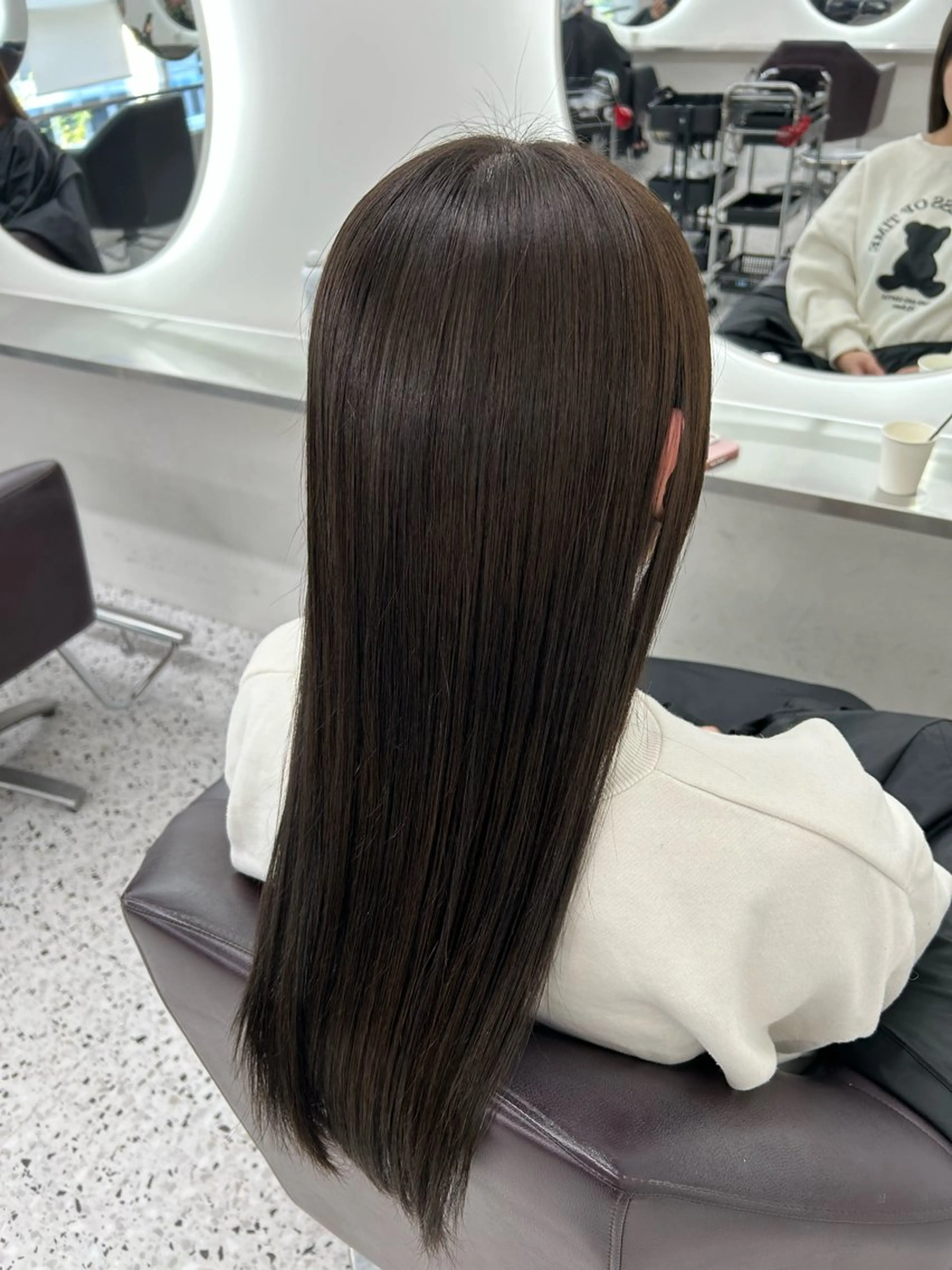 ロング カラー ヘアアレンジ ベージュカラー グレージュ 🫧透明感／艶カラー 🫧Ryuseiのヘアスタイル