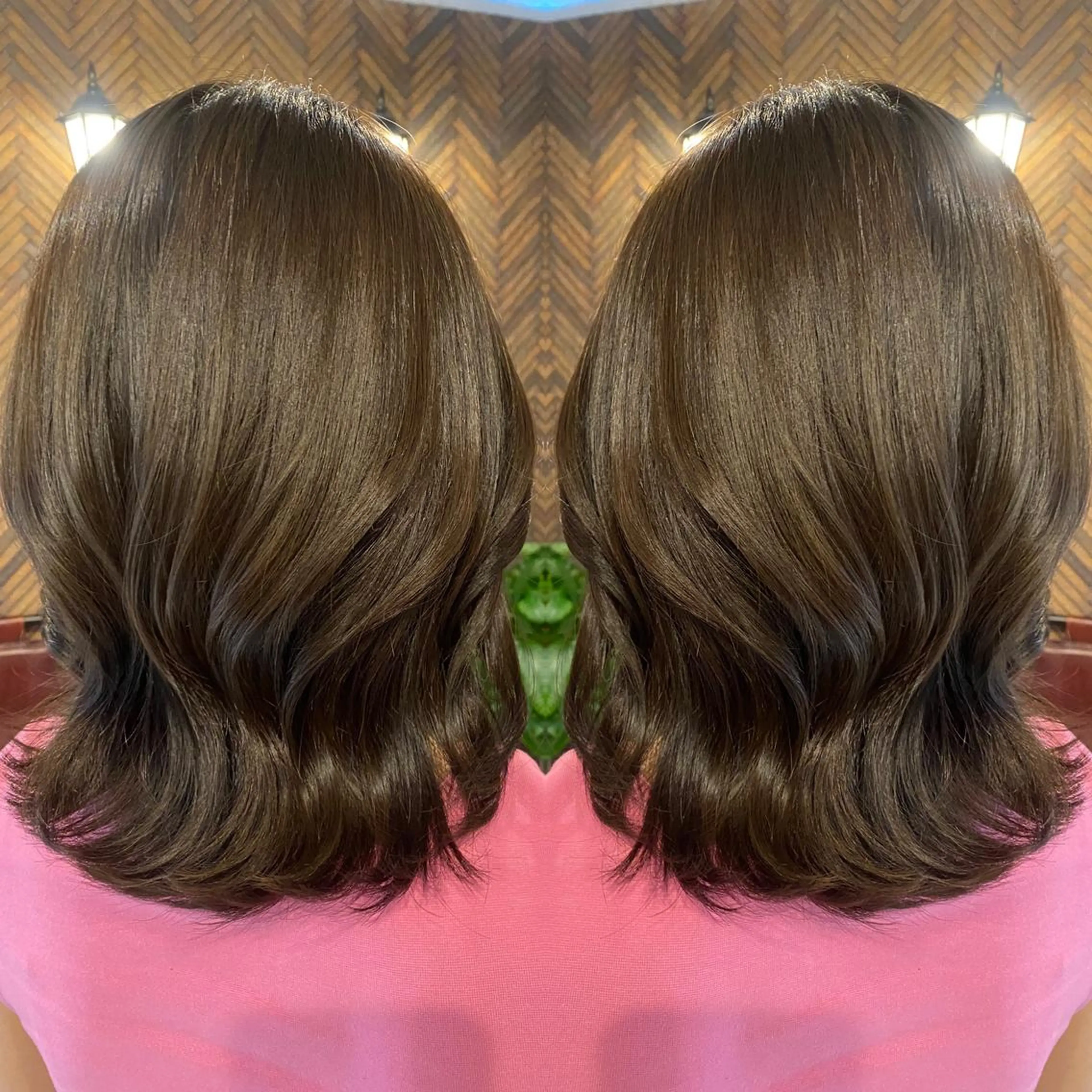 セミロング カラー tocca 💜石田愛結💜のヘアスタイル