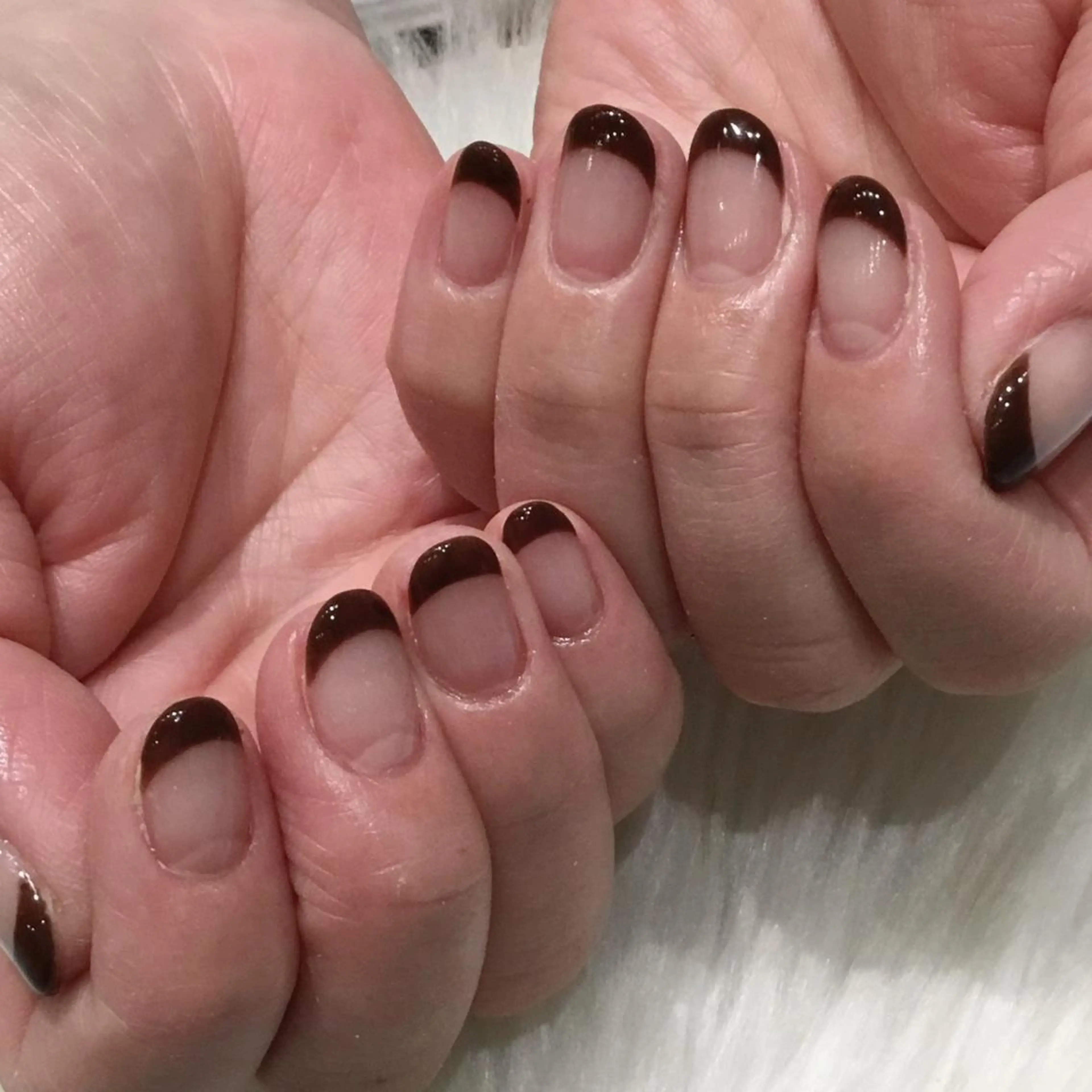 ネイル フレンチネイル ハンドネイル Kanai Harukaのネイルデザイン