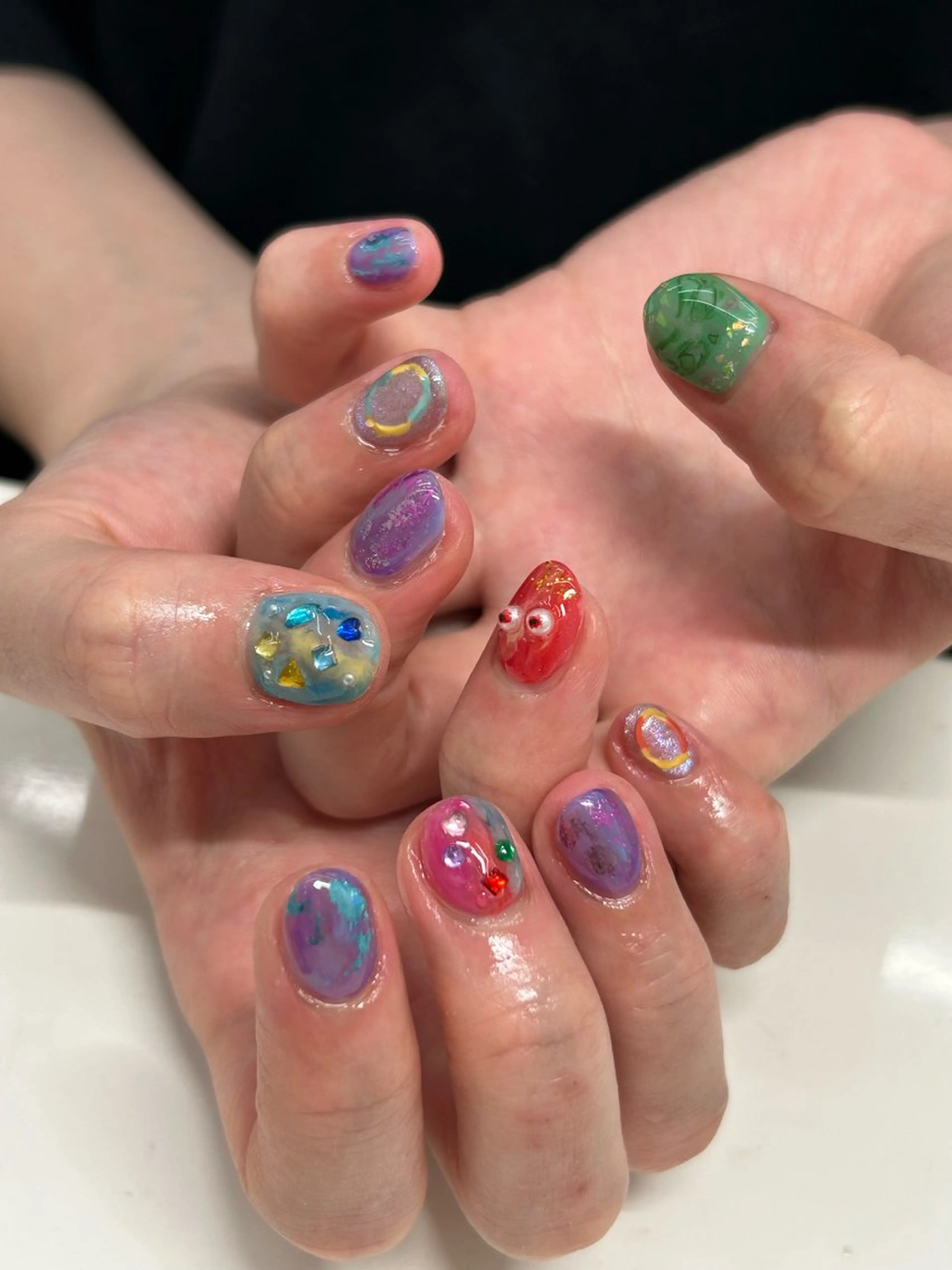 ネイル ハンドネイル one nail 【推し/概念ネイル】のネイルデザイン