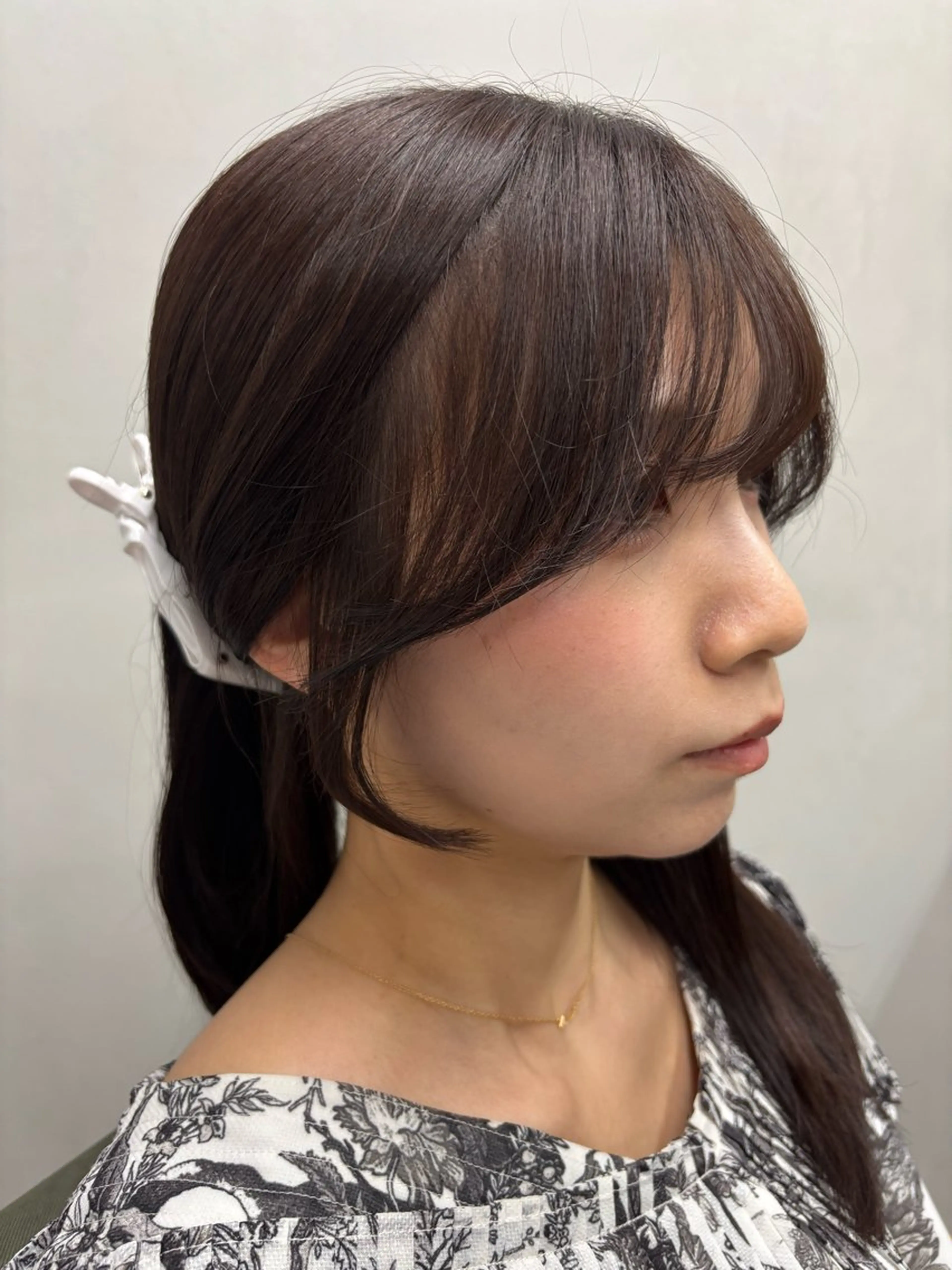 セミロング nico麻生　長谷川 裕月のヘアスタイル