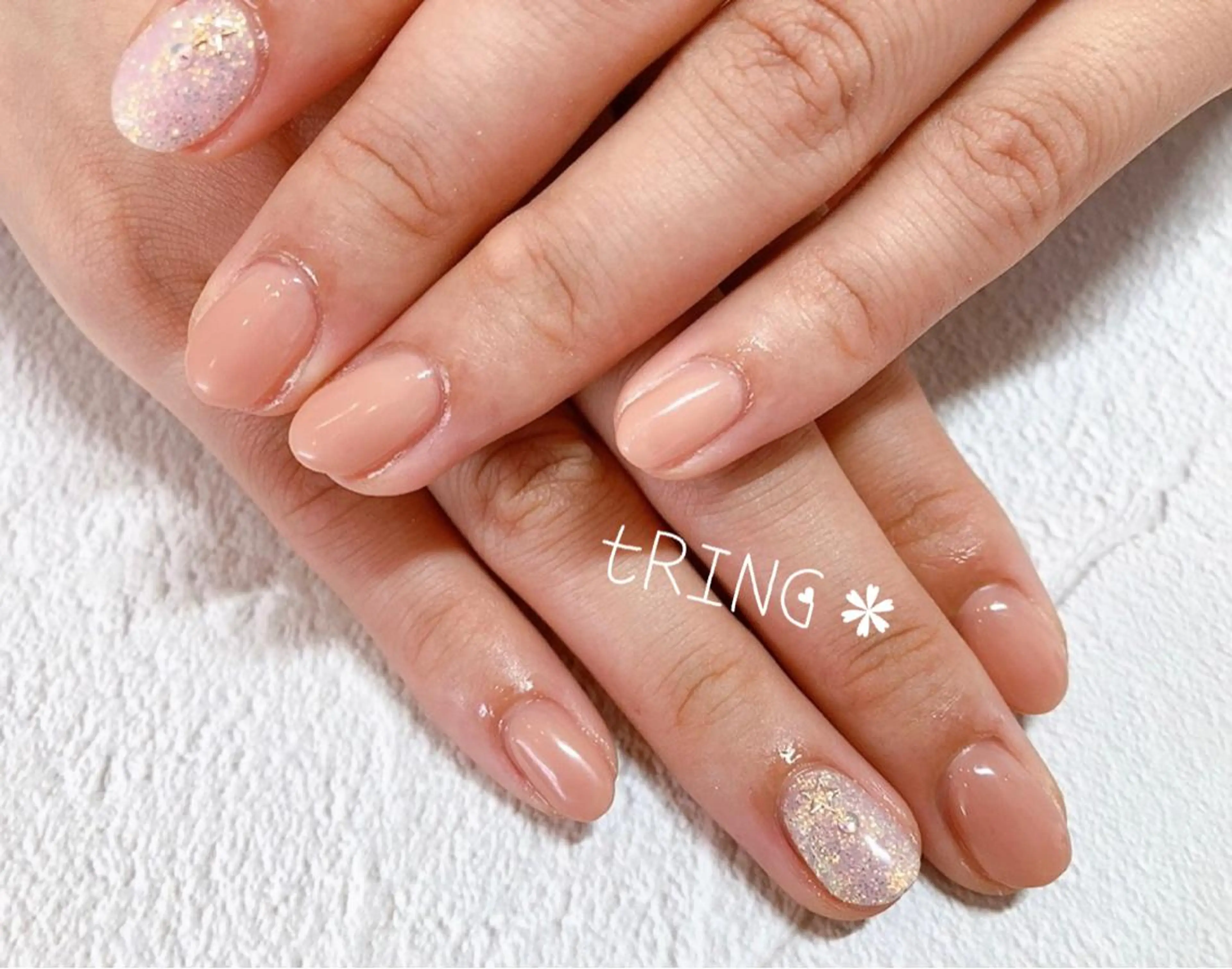 ネイル ハンドネイル tRING＊ しいの木台のネイルデザイン
