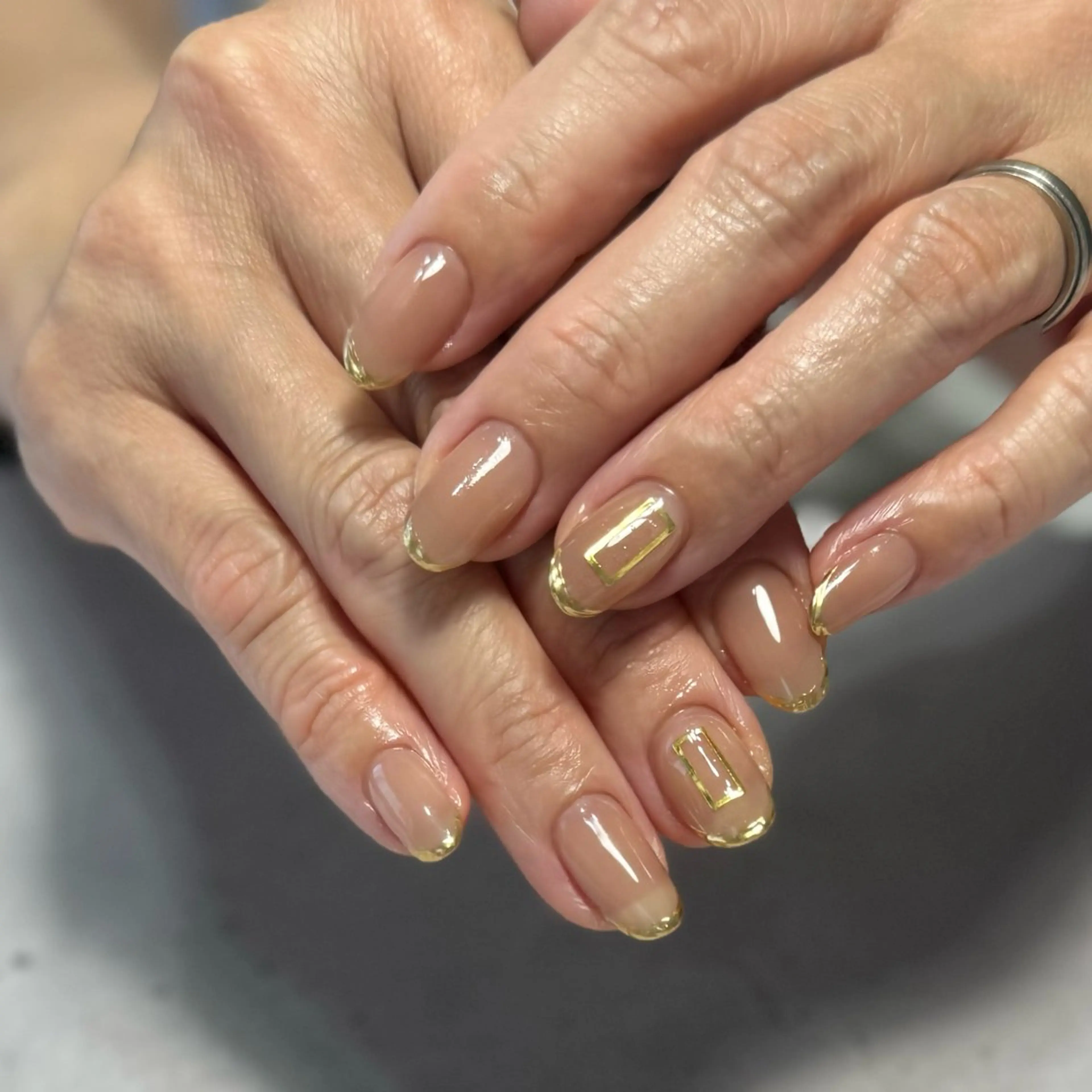 ネイル フレンチネイル ミラーネイル ワンカラーネイル nailroom Crea'sのネイルデザイン