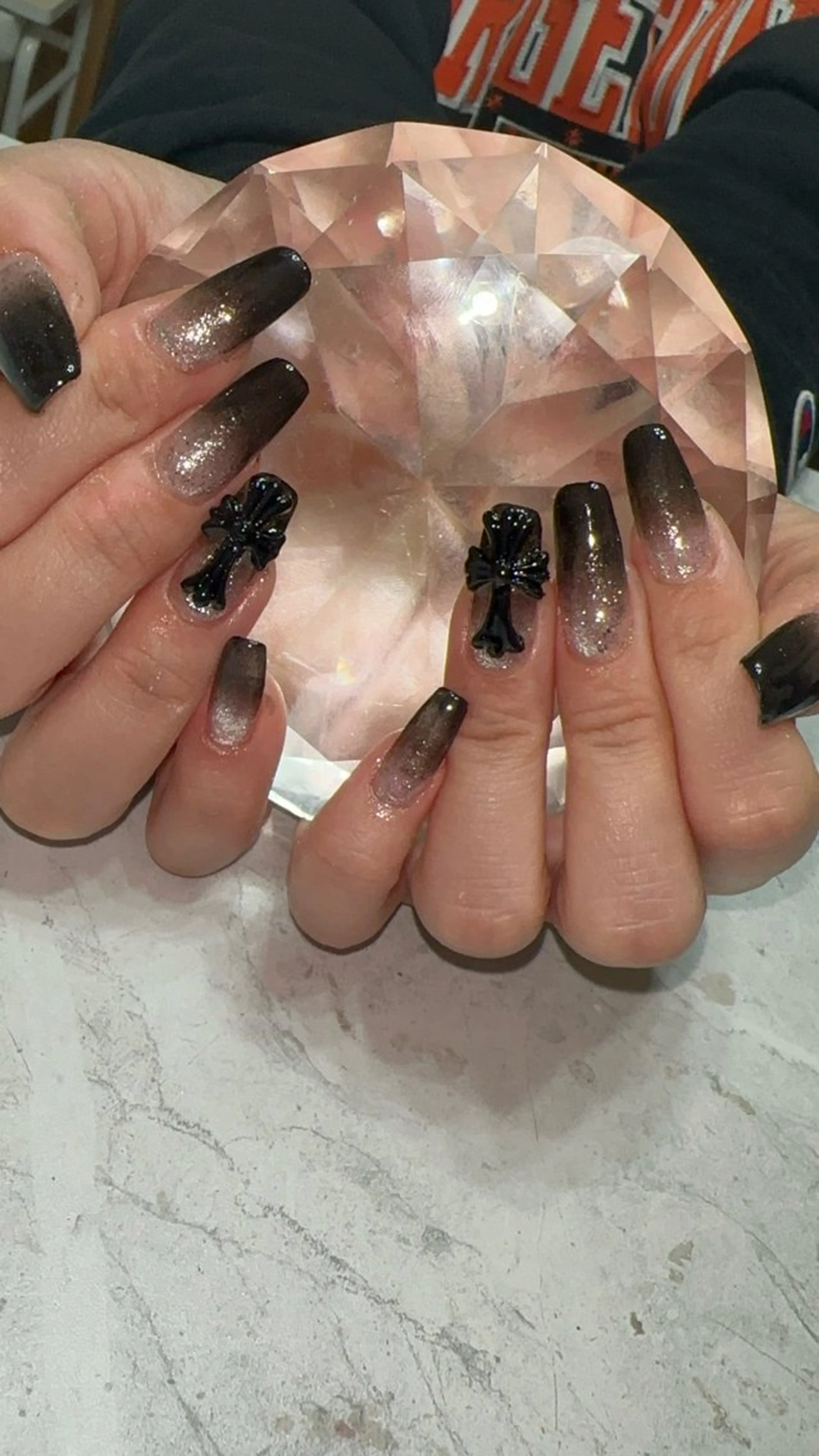 ネイル グラデーション ラメ(グリッター) ハンドネイル with nail.のネイルデザイン
