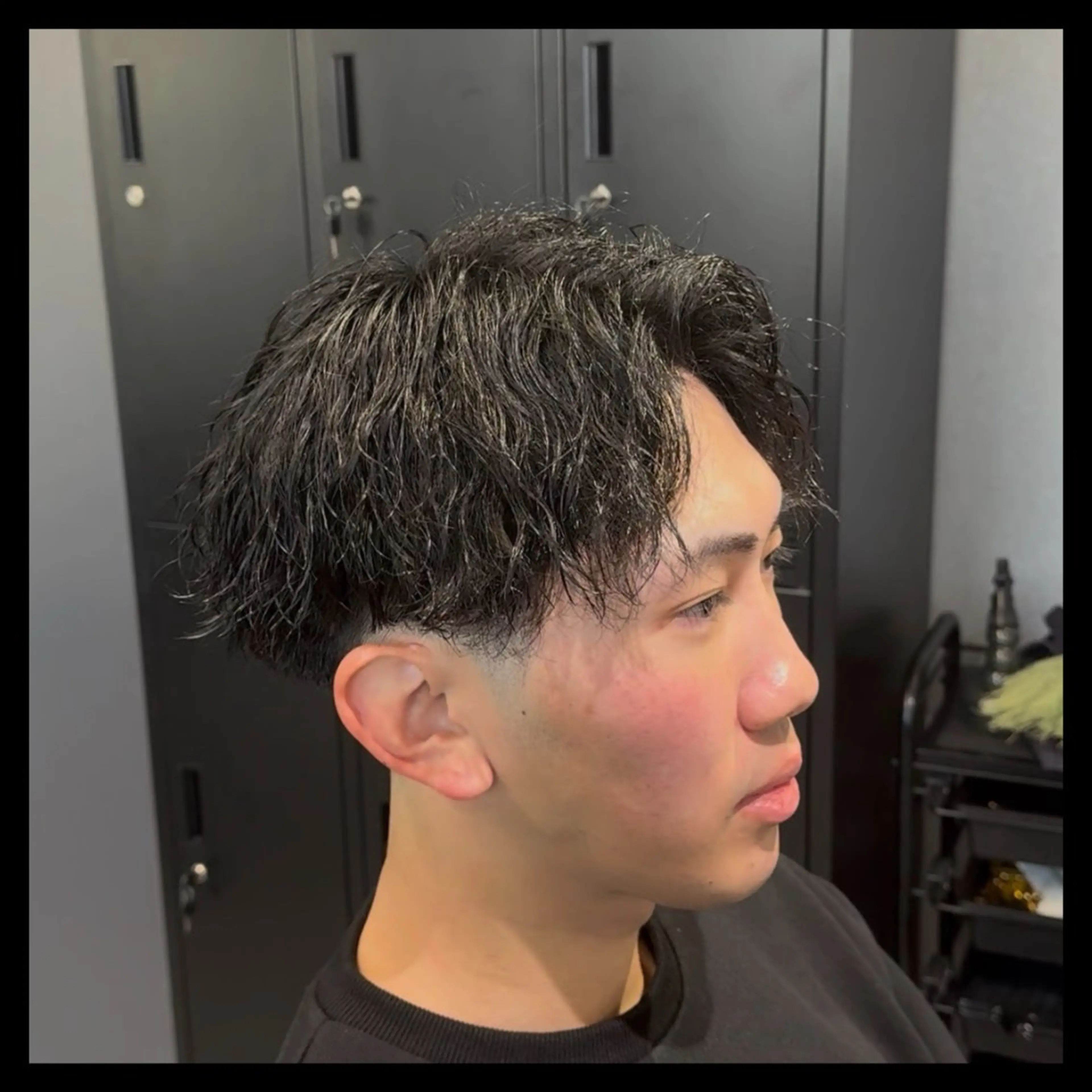 ミディアム STAYGメンズ上野 大河のヘアスタイル