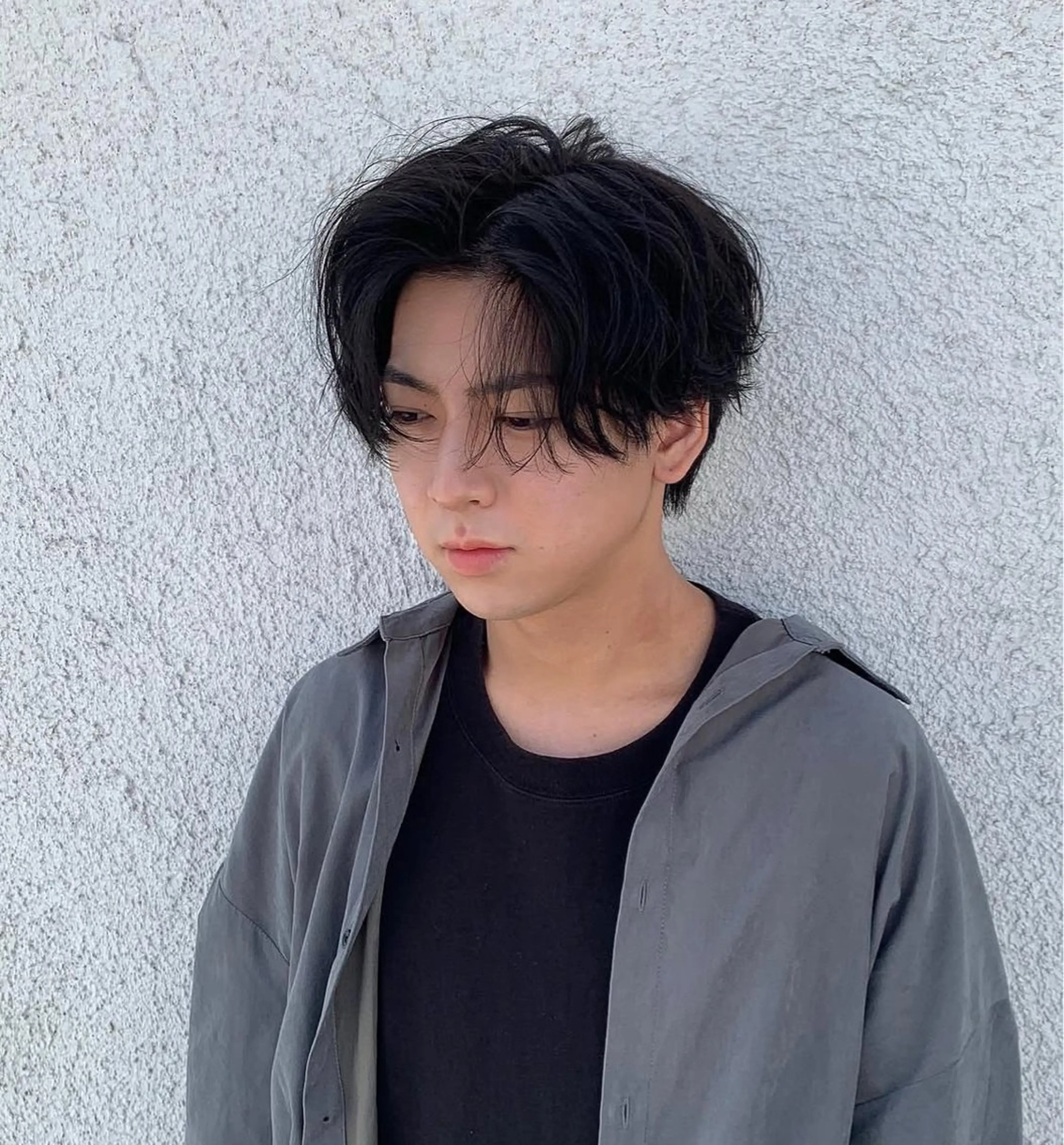 セミロング パーマ メンズ キマるメンズパーマ クメユウキのヘアスタイル