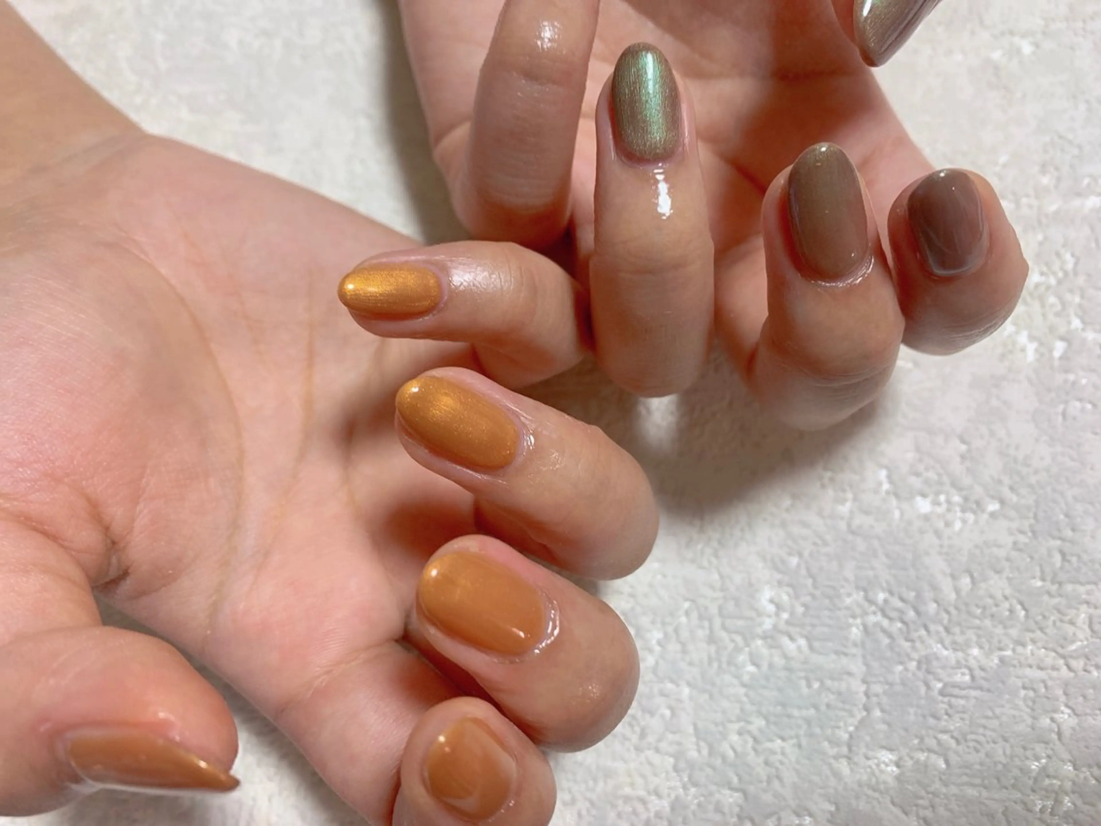 ネイル ジェルネイル 韓国ネイル メンズネイル ワンカラーネイル パラジェル kiki nail たまプラーザのネイルデザイン