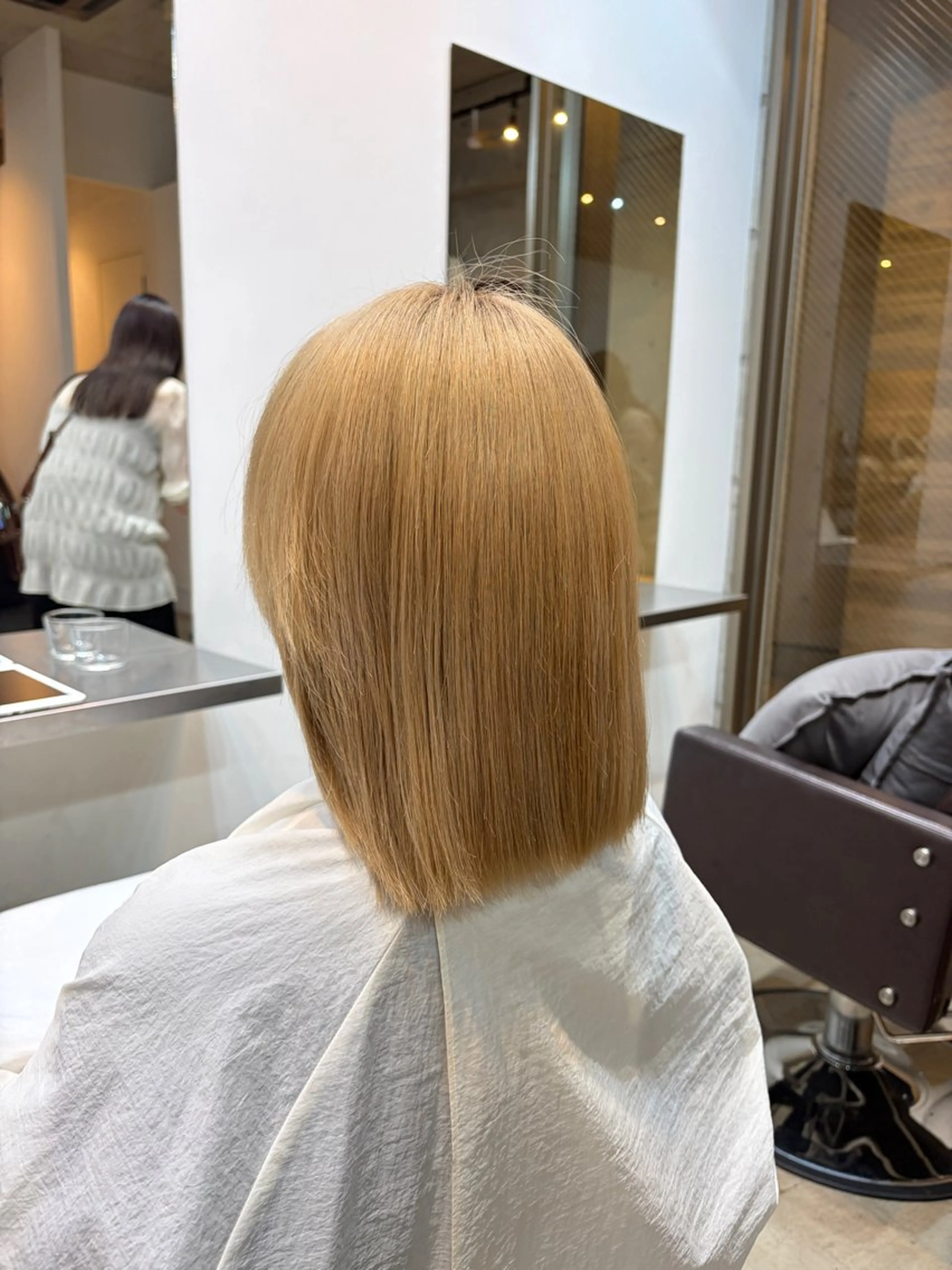 ミディアム ミディアムパーマ トリートメント トリートメント ୨୧ nanako୨୧のヘアスタイル