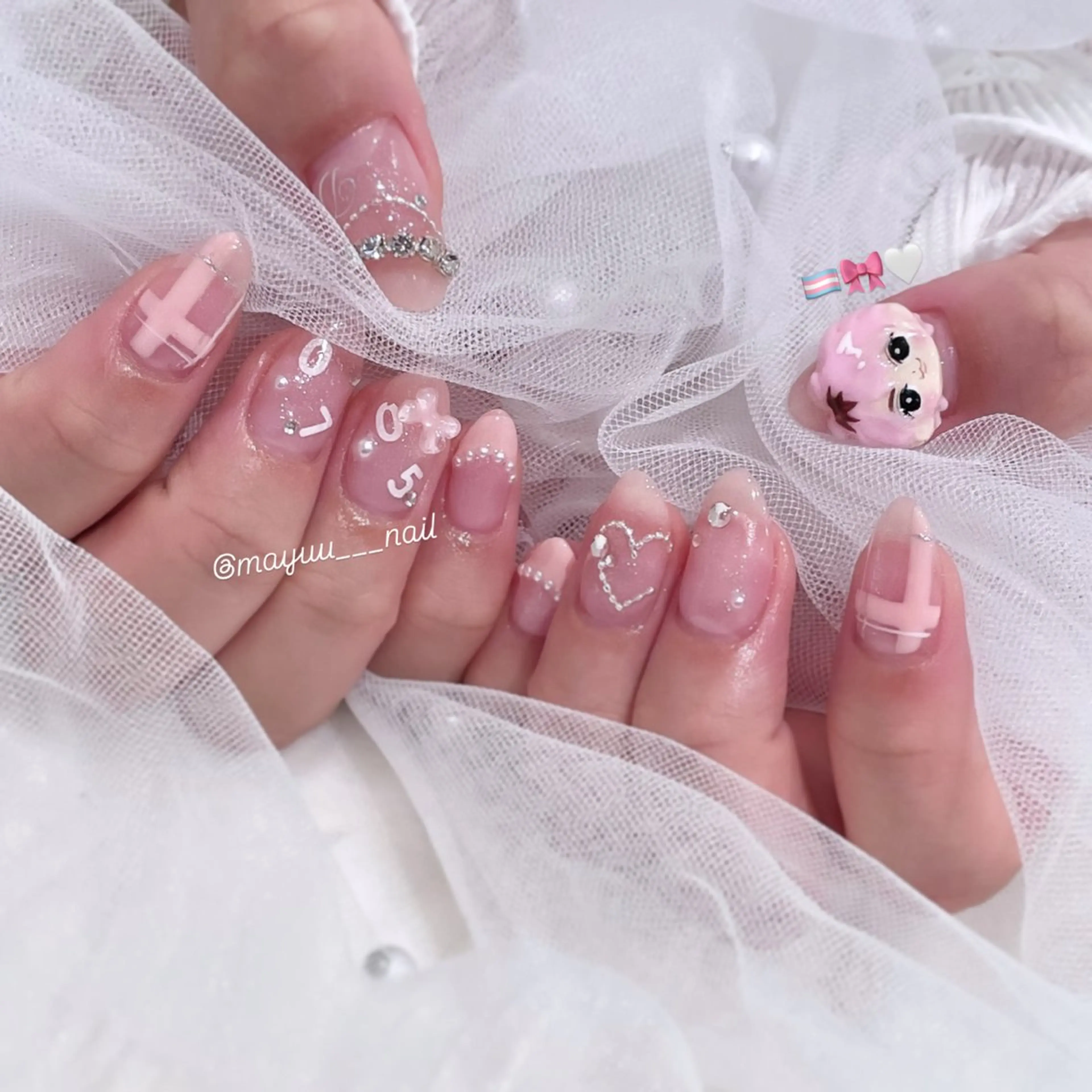 ネイル 🎀 Mayu 🎀痛ネイルのネイルデザイン