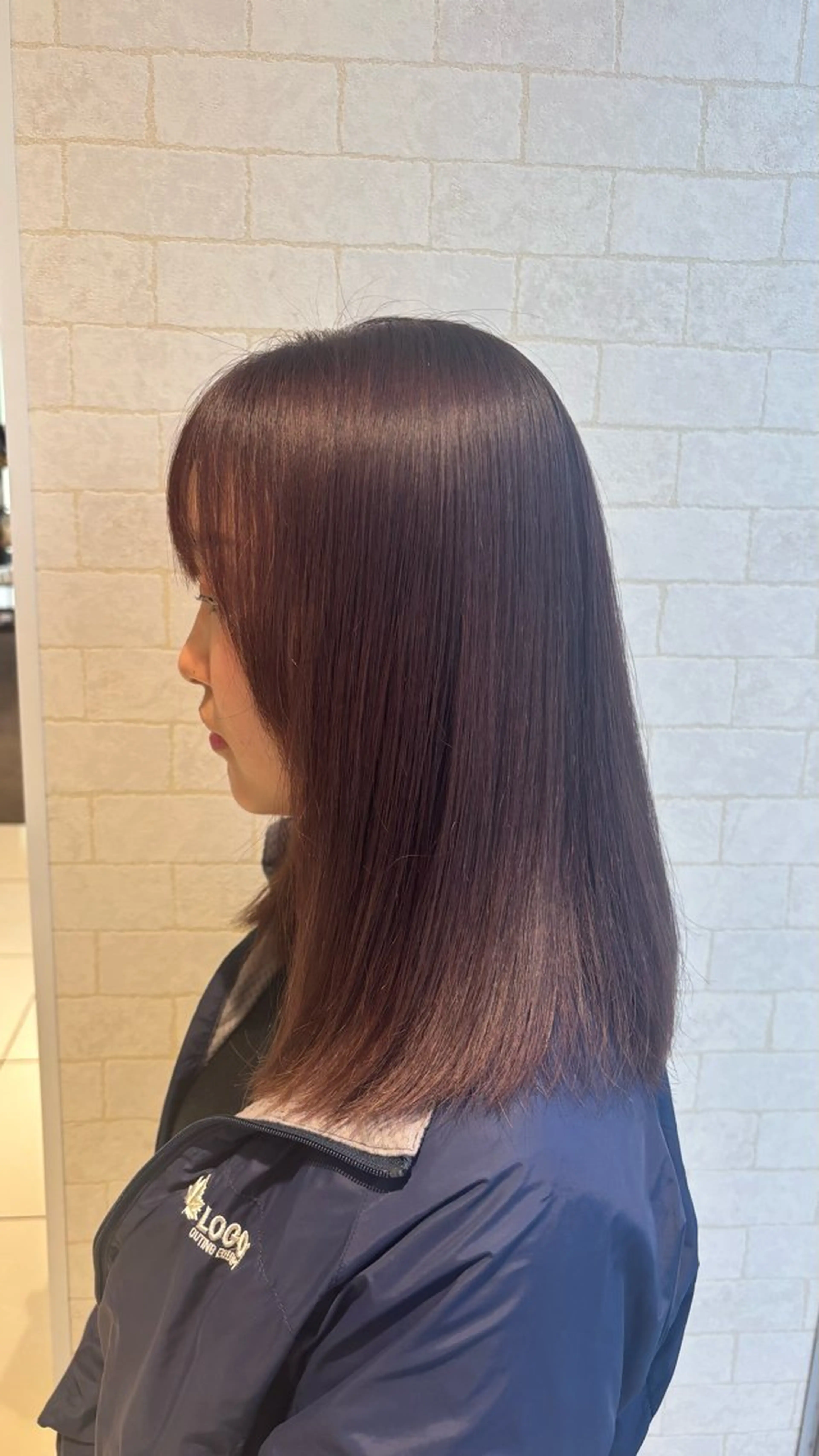 セミロング カラー ブラウンカラー 透明感カラー ヘアカラー H. shinkaiのヘアスタイル