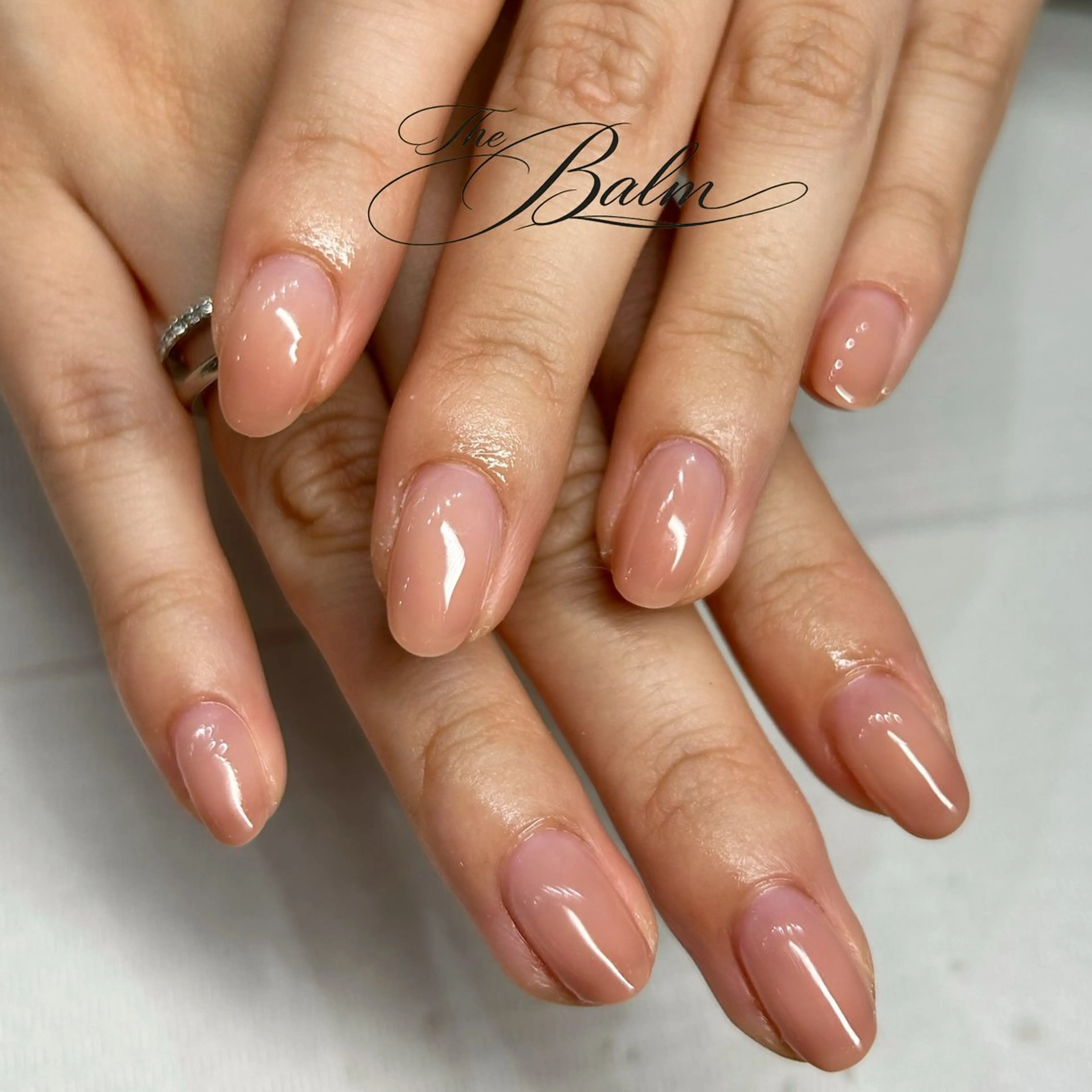 ネイル ハンドネイル THE BALM🤍 金宮のネイルデザイン