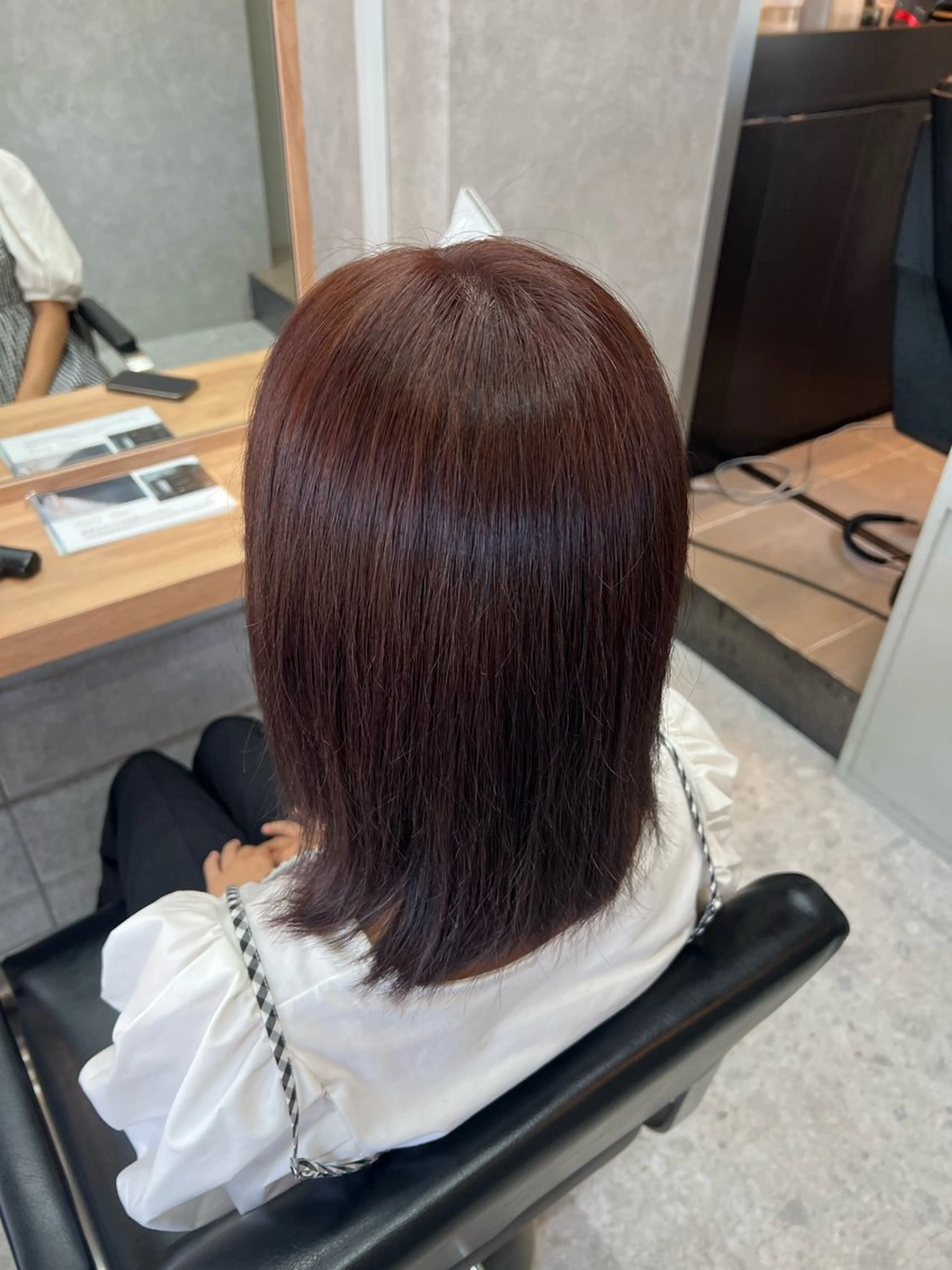 ミディアム カラー 松本 心雪🌱‬のヘアスタイル