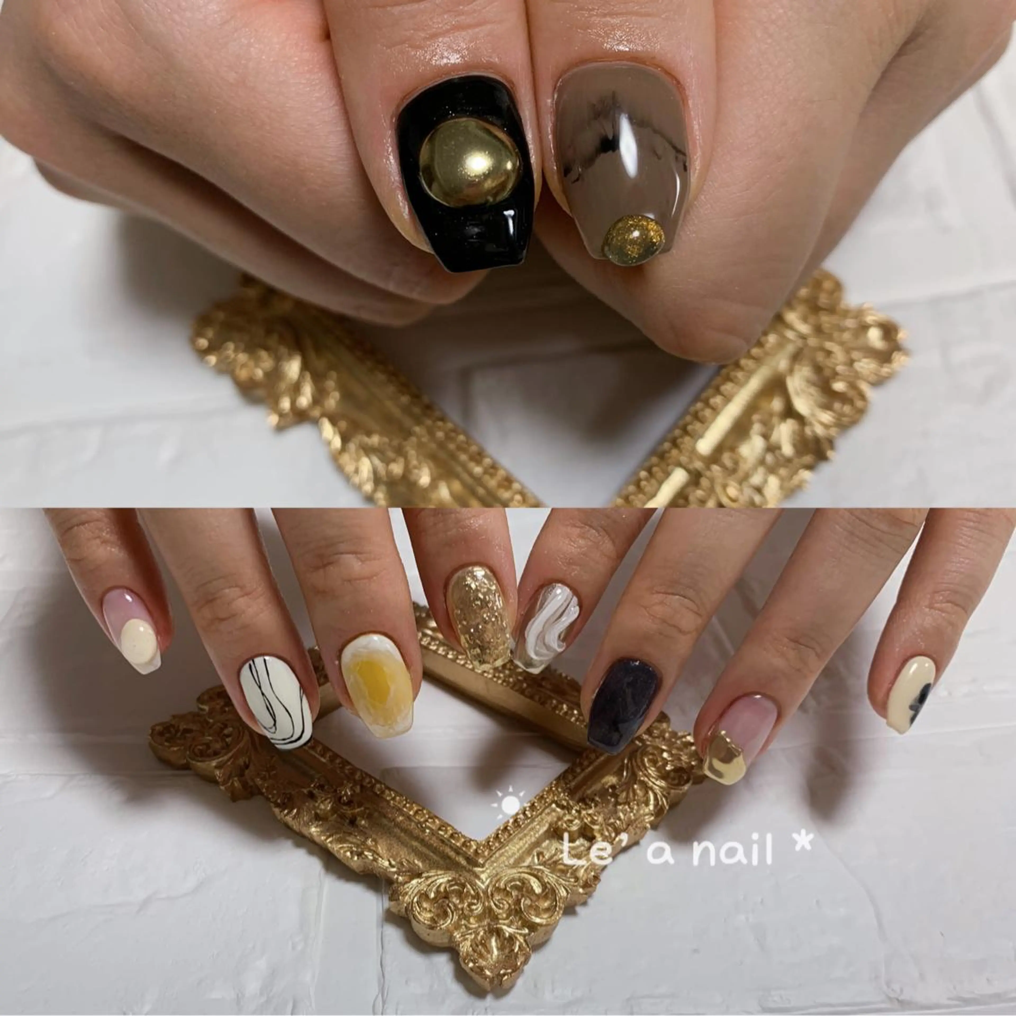 ショート カラー ネイル Le’a NailSalonのネイルデザイン