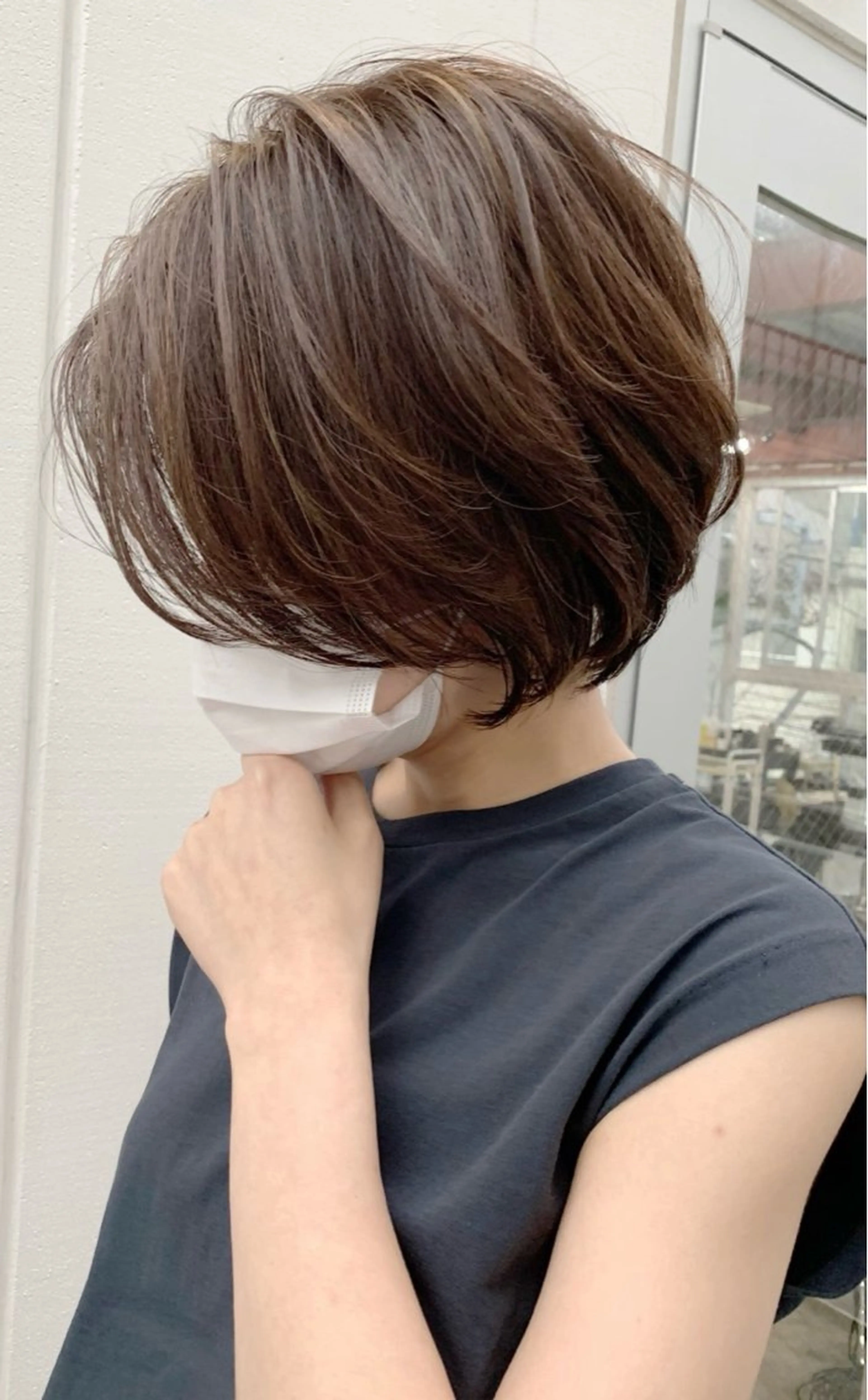 ショート CLOVER学園前所属・鶴井 地のヘアスタイル