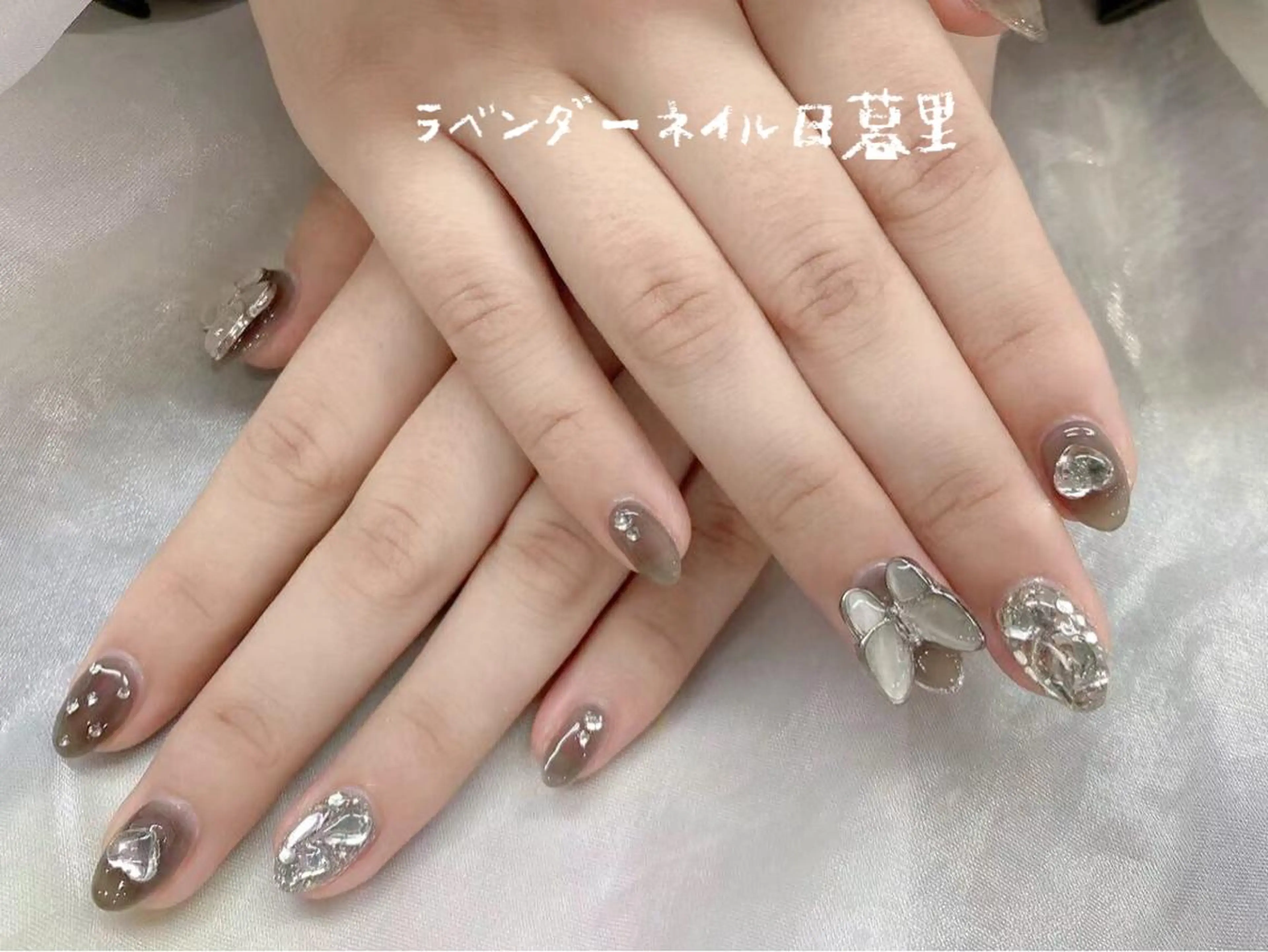 ネイル ラベンダー💖日暮里 ルル💖ネイルのネイルデザイン