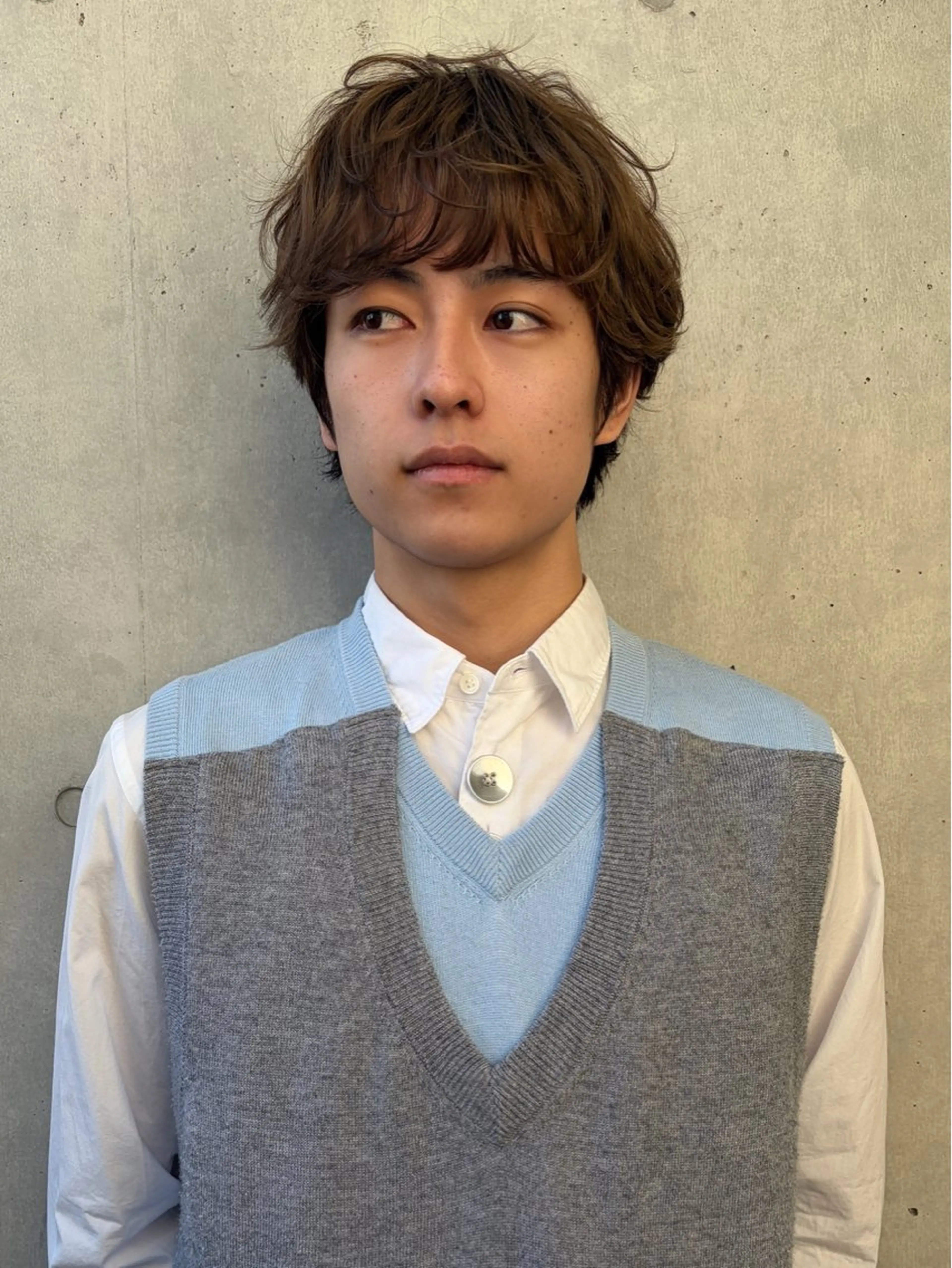 ショート パーマ メンズ カット パーマ トリートメント ヘッドスパ ヘアセット メンズパーマのプロ /佐藤翼のヘアスタイル