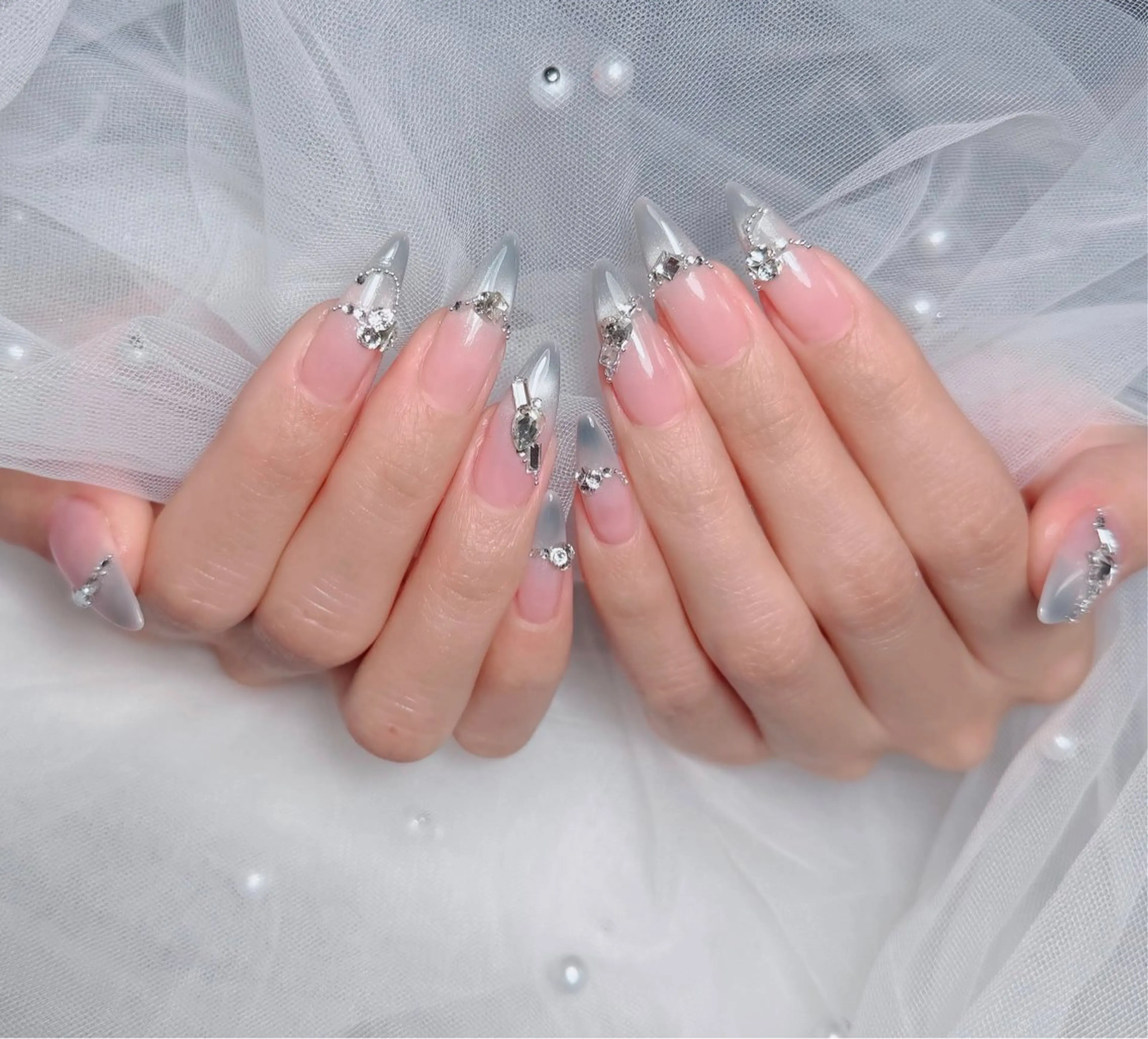 ネイル アートネイル 韓国ネイル 持ち込み ワンホンネイル ハンドネイル Lenie Nail Salonのネイルデザイン