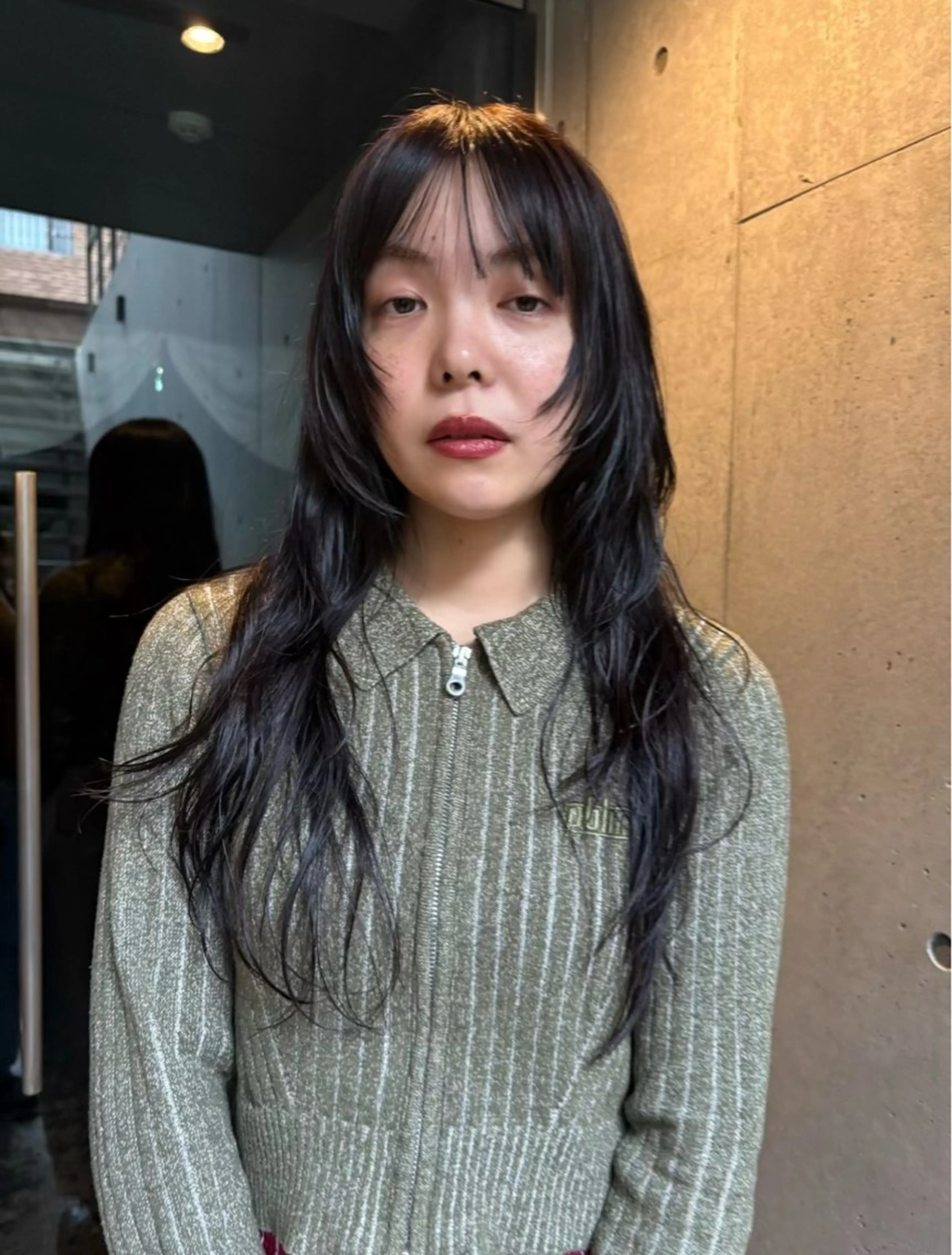 レイヤーカット＋ワンカラー✂︎の写真