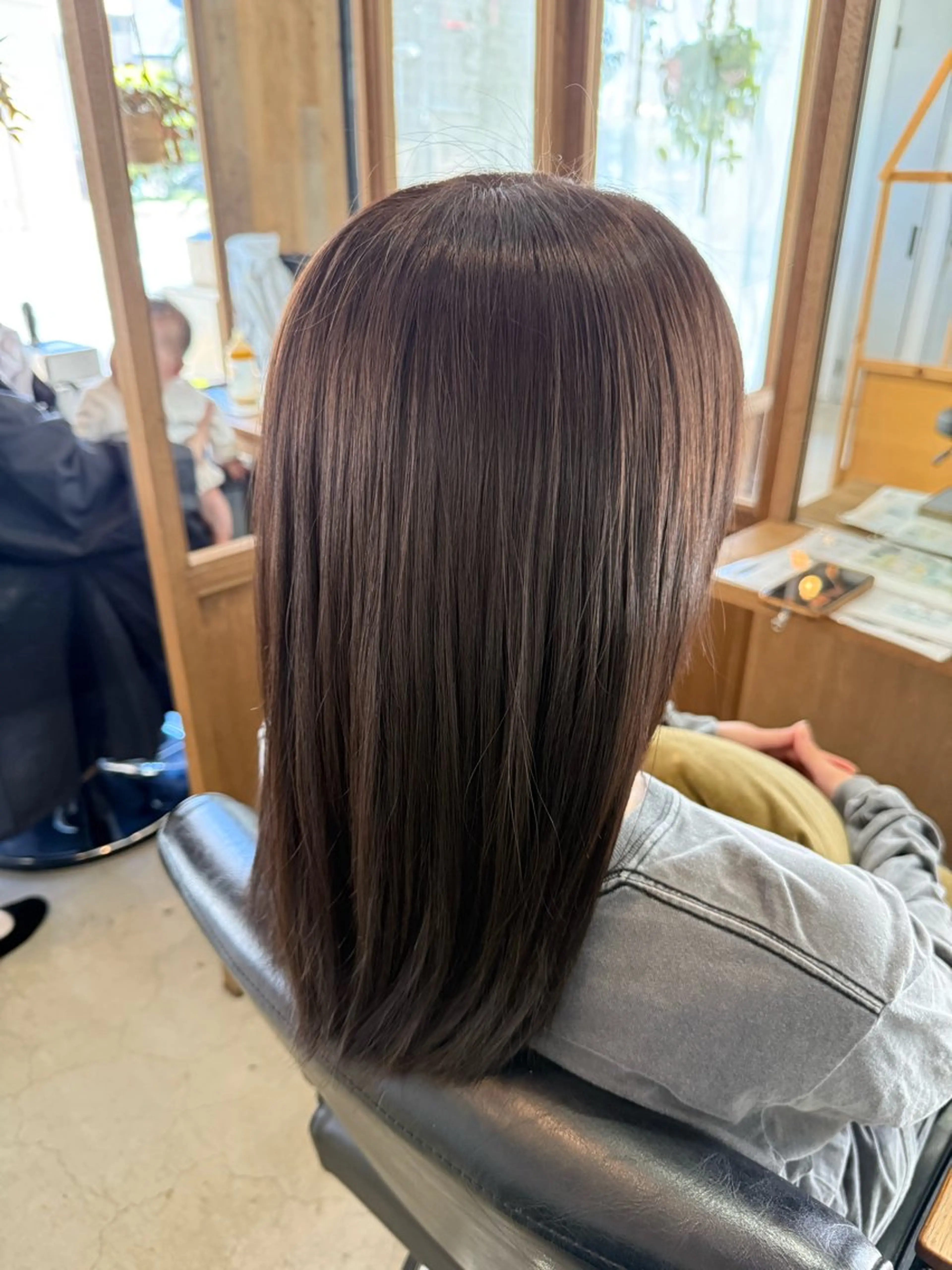 セミロング カラー FERIA池田/ 大達咲月のヘアスタイル