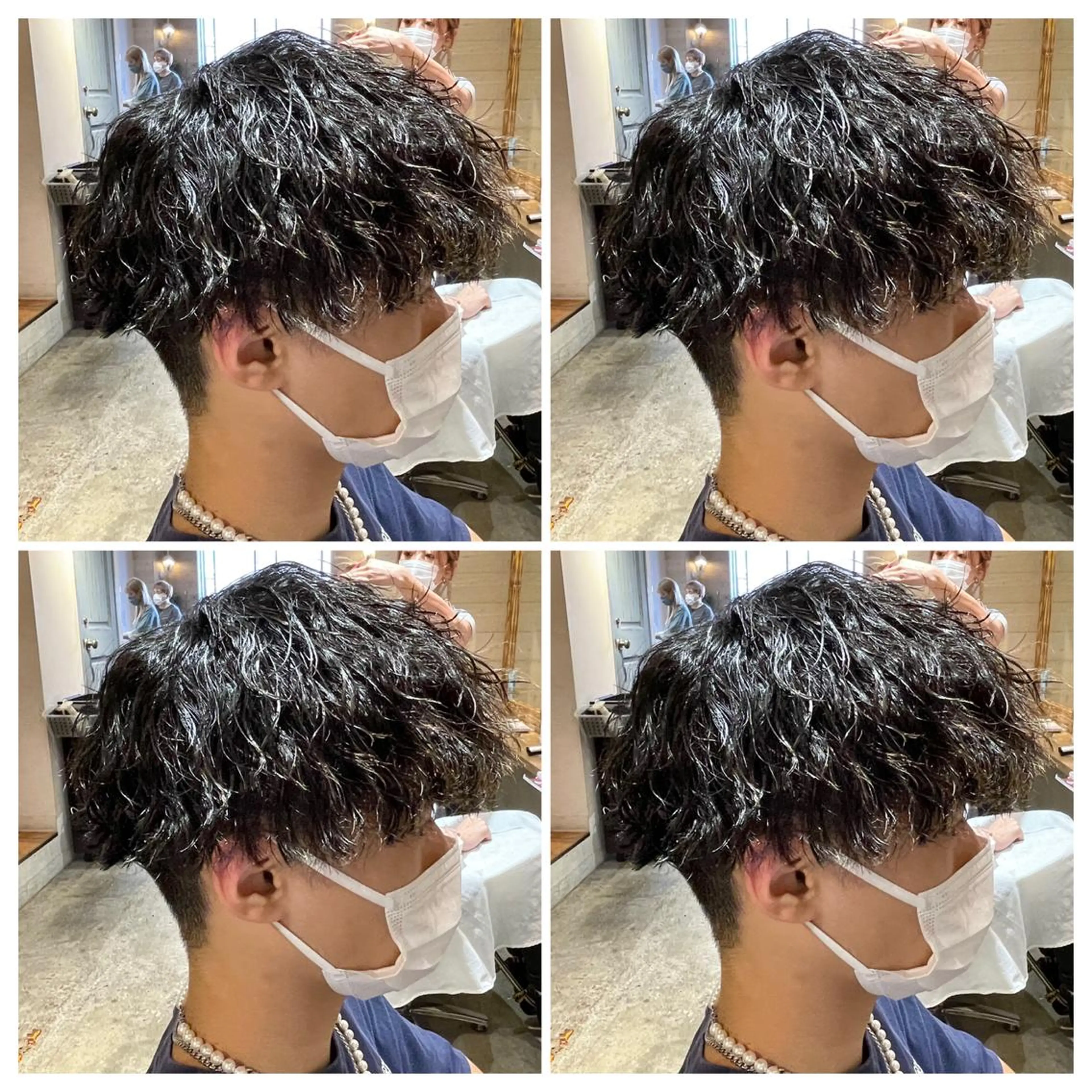 パーマ メンズ カット パーマ トリートメント 💎髪質改善/艶髪 荻原💎のヘアスタイル