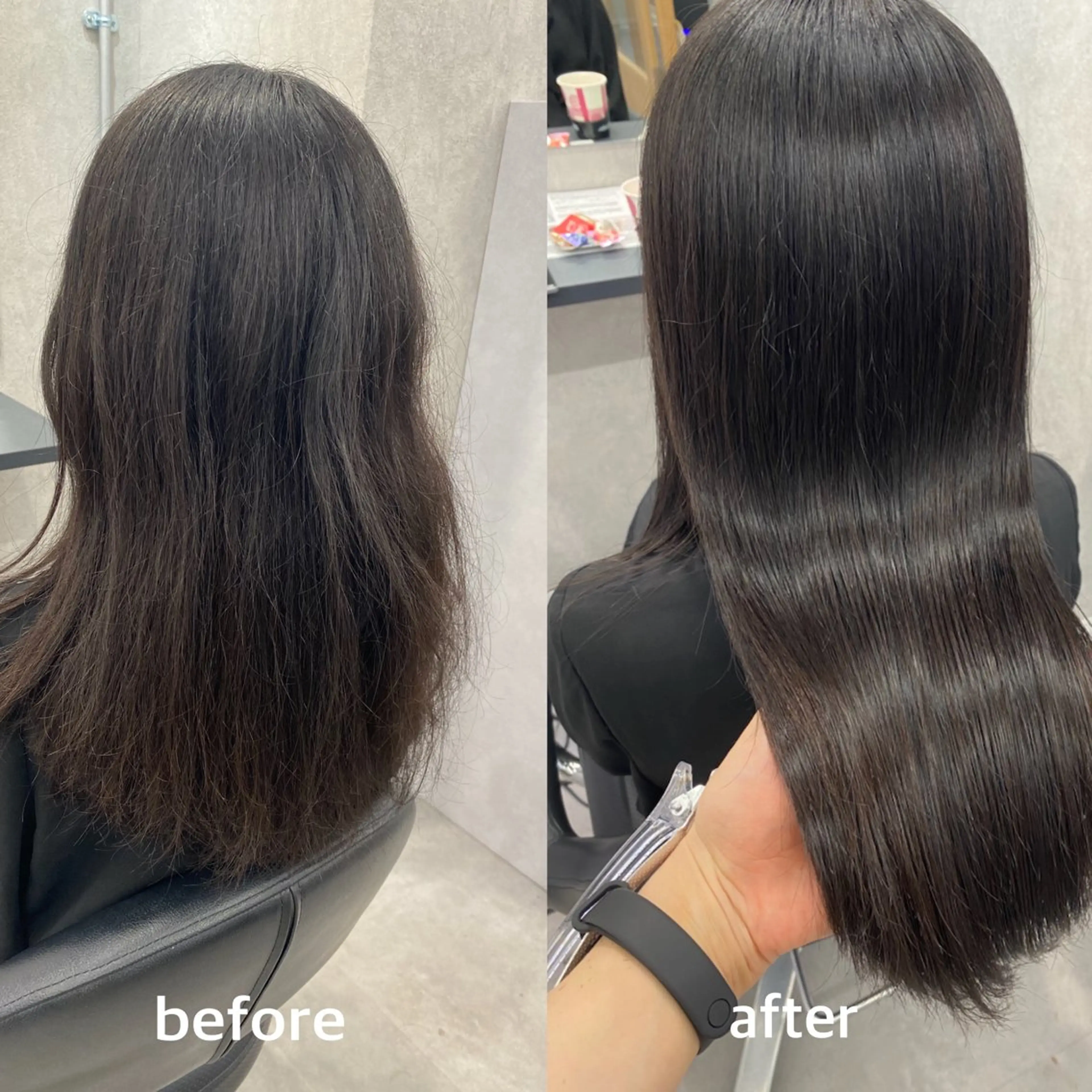 ロング 酸性ストレート 🌸Bob🌸 市井友佳子のヘアスタイル