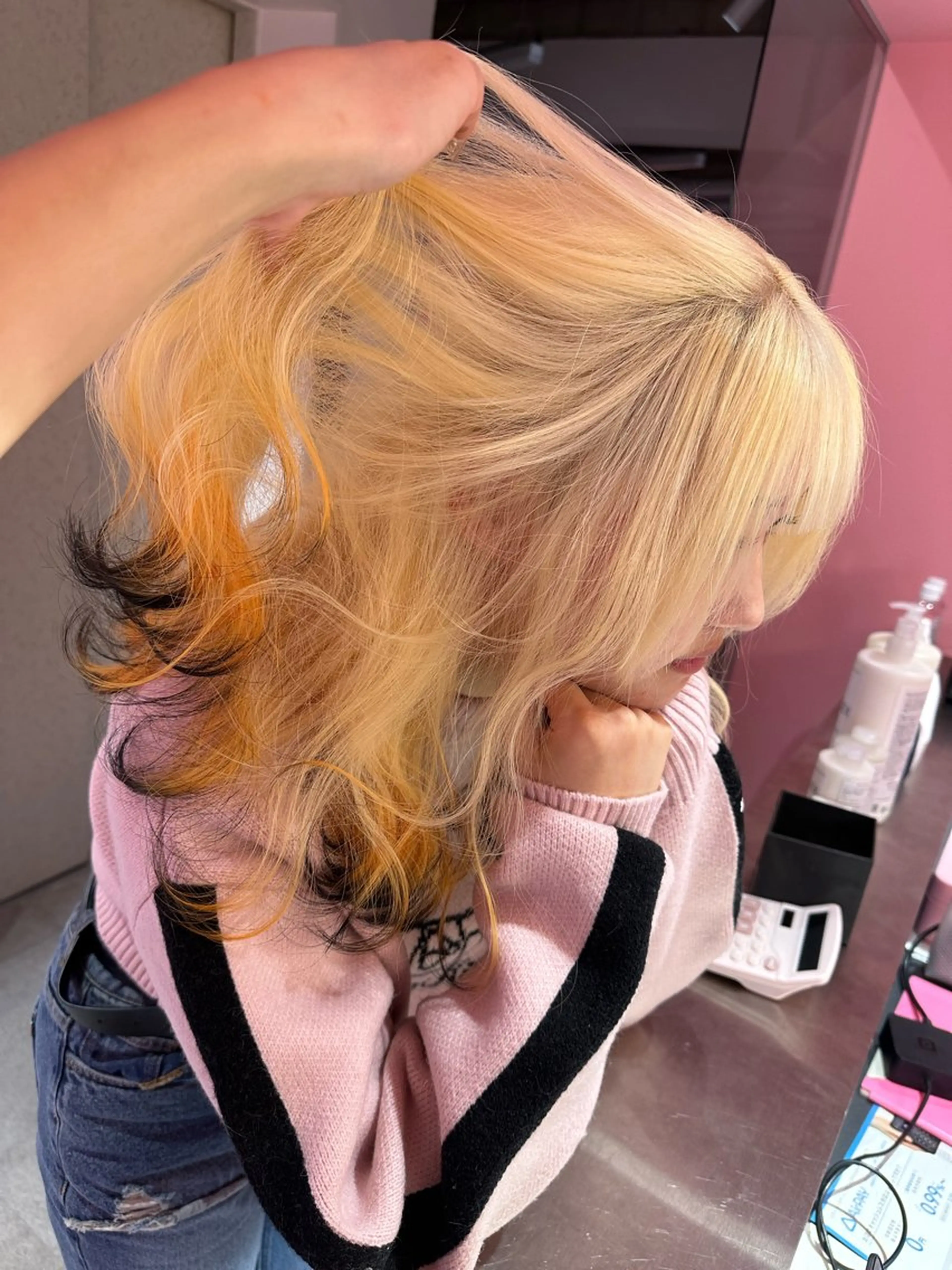 ロング ヘアカラー トリートメント ブリーチカラー /MAHIROのヘアスタイル