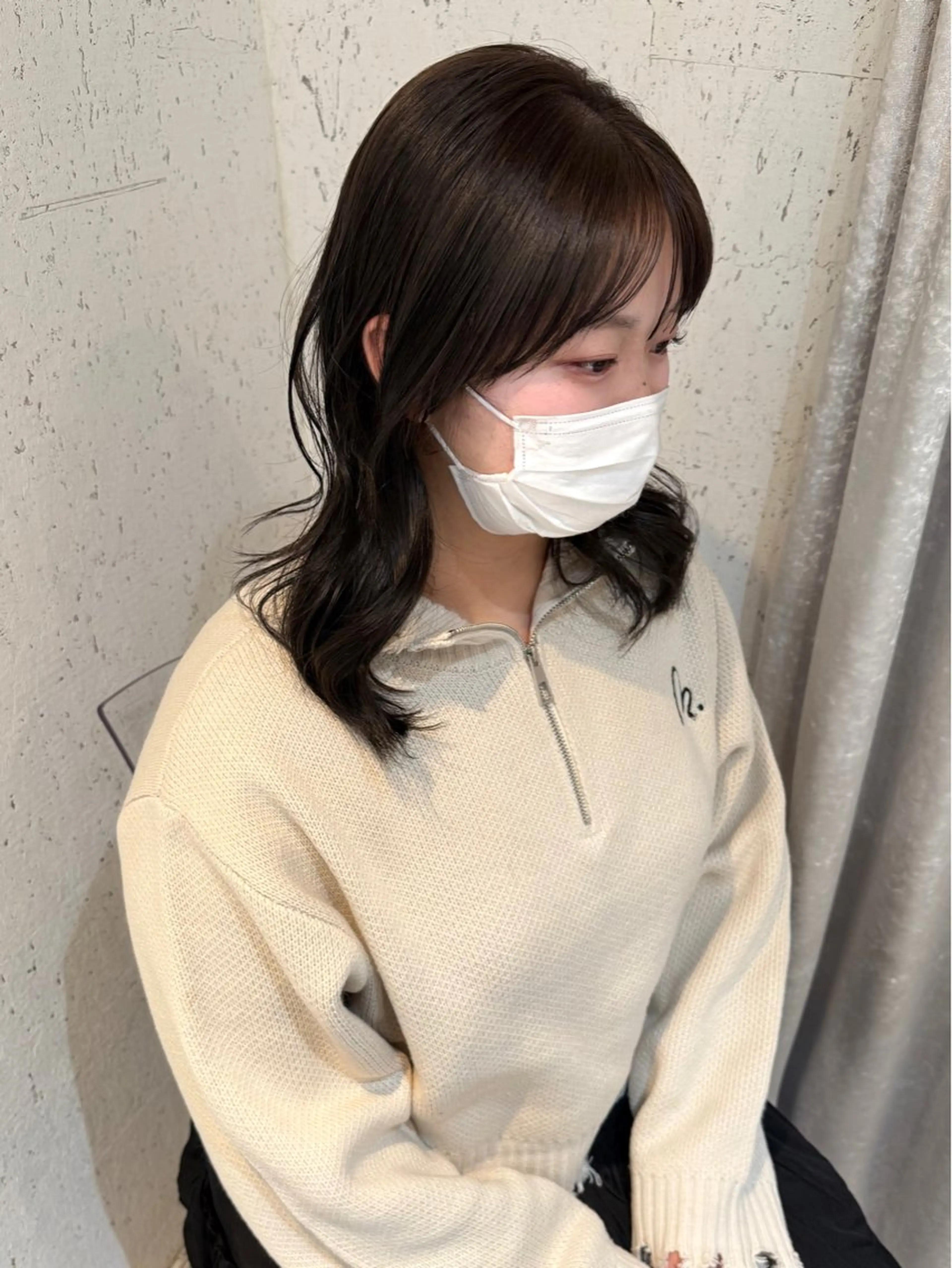 ミディアム カラー カット ヘアカラー トリートメント mai / linoah˚✧のヘアスタイル