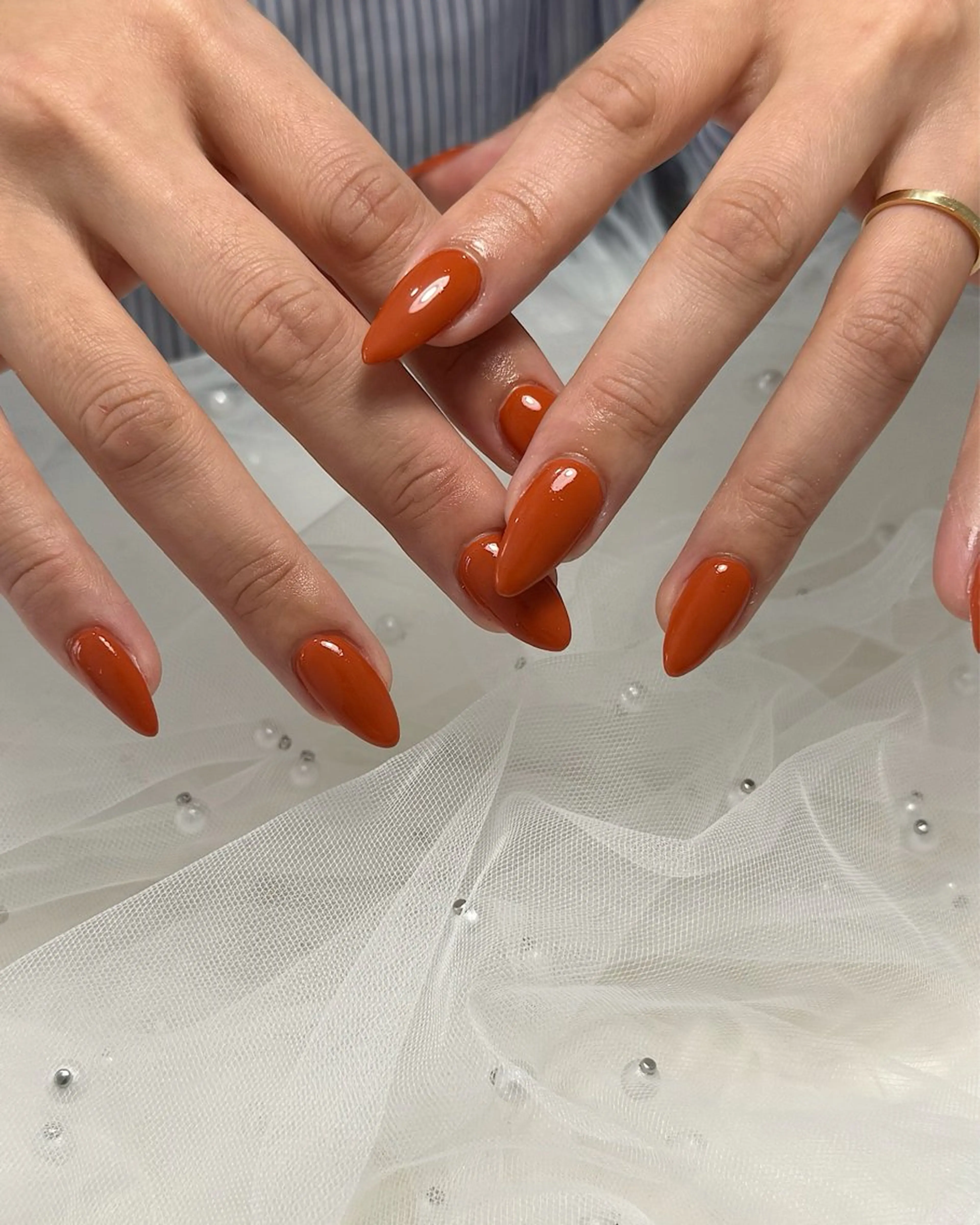 ワンカラー・ラメグラデーションの写真