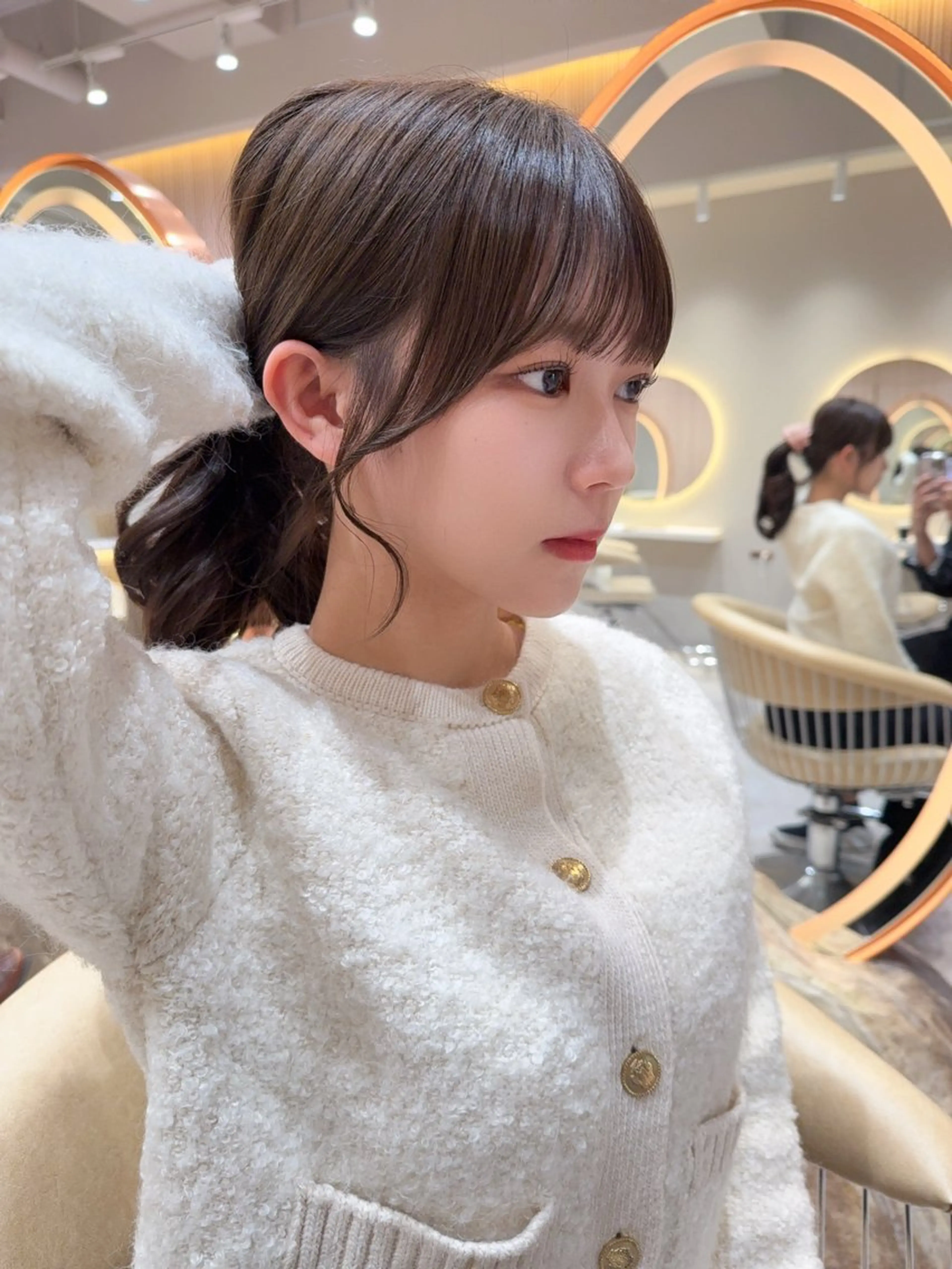 セミロング カット ヘアカラー トリートメント レイヤー❣️縮毛矯 川村利幸のヘアスタイル