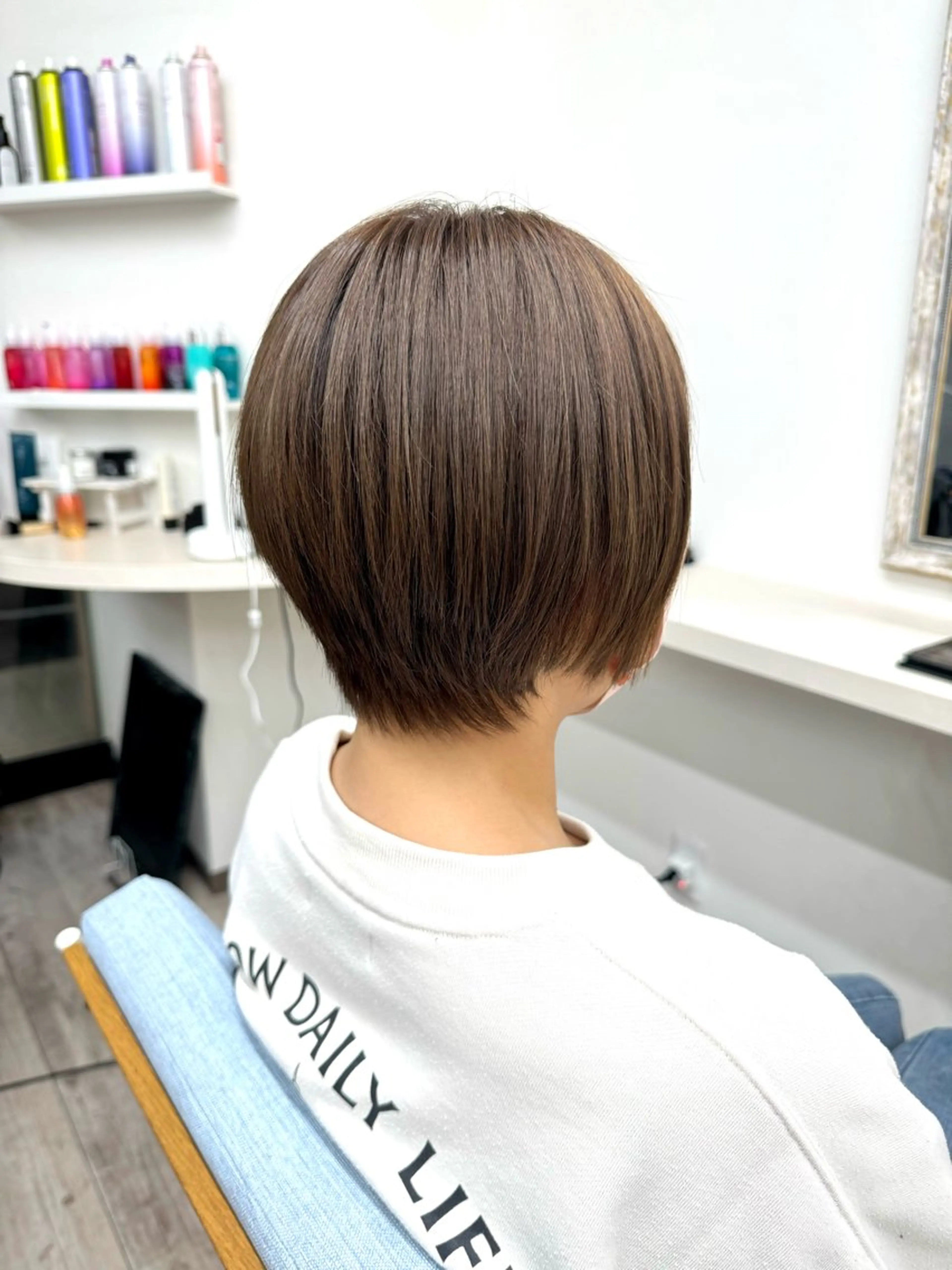 ショート 清水 玲奈のヘアスタイル