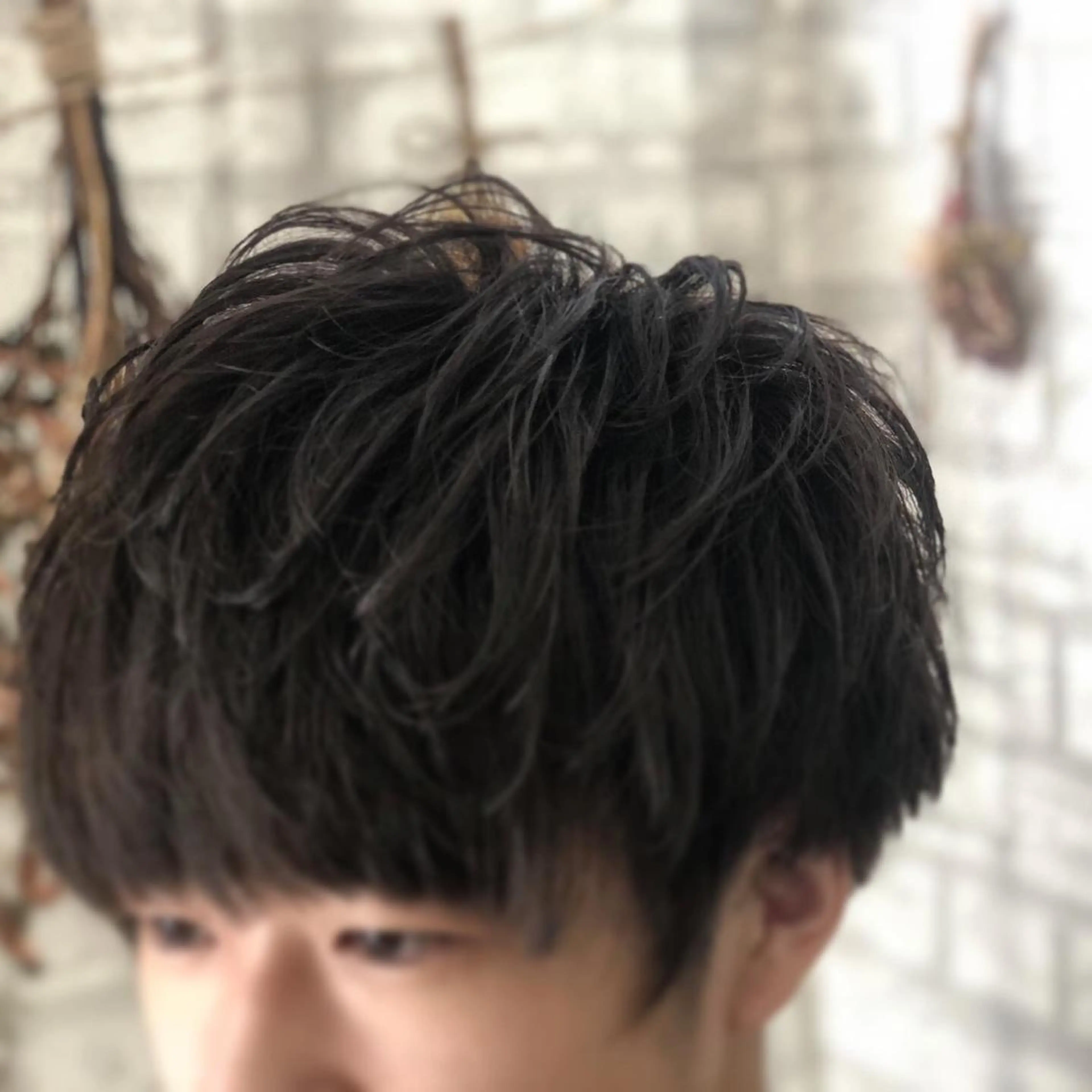 ショート パーマ メンズ マッシュ メンズパーマ ニュアンスパーマ カット パーマ 🌸Cielo🌸 KENのヘアスタイル